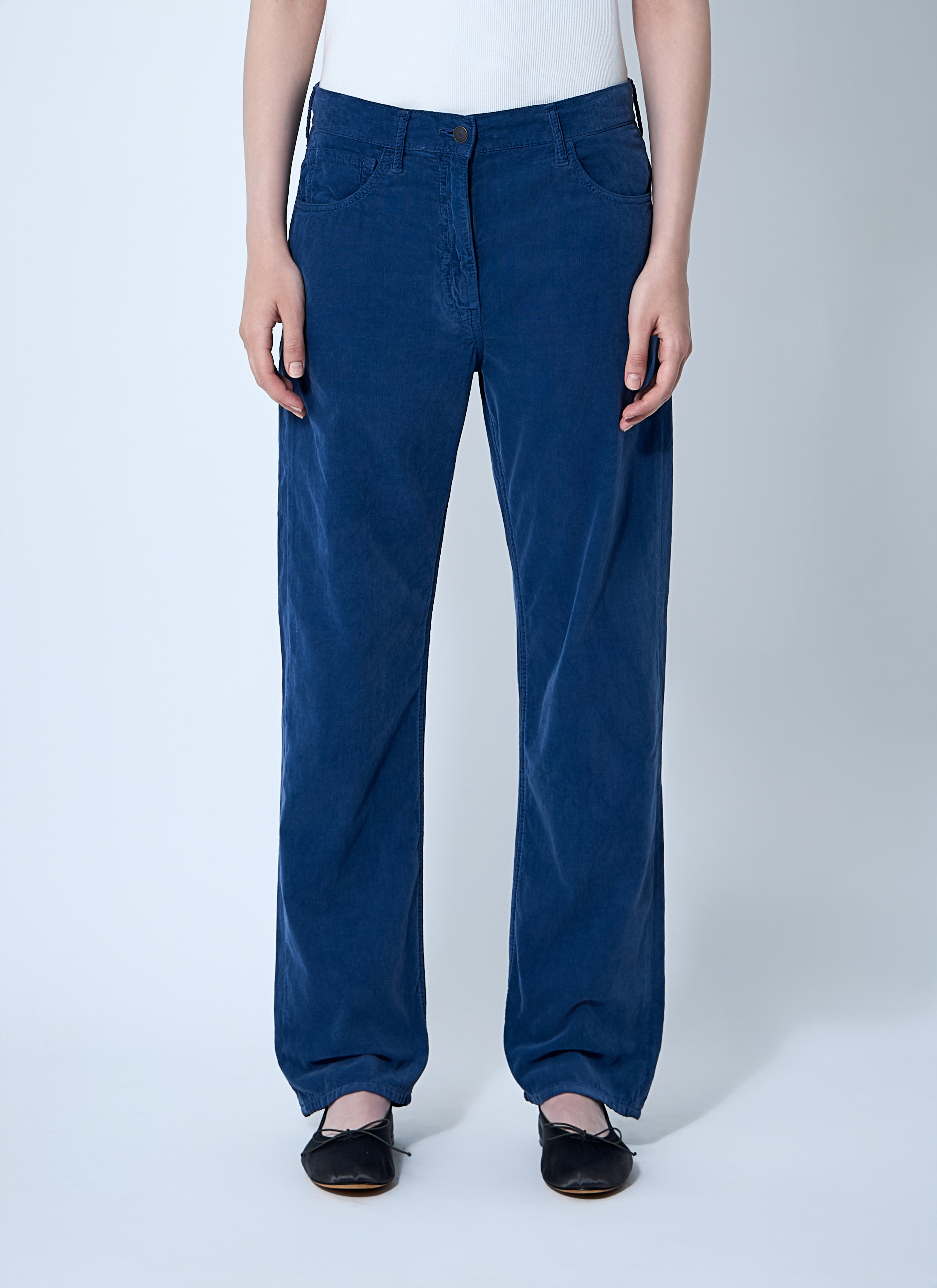 パンツ Tarley Corduroy Pants THE ROW Tarley Corduroy Straight Leg Pants | Neiman Marcus