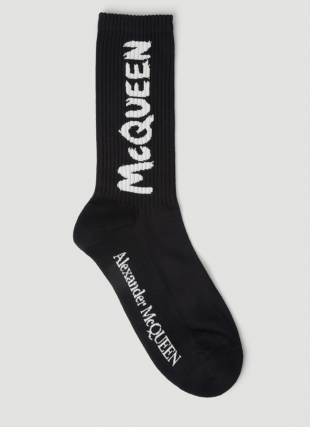 Graffiti Logo Print Socks