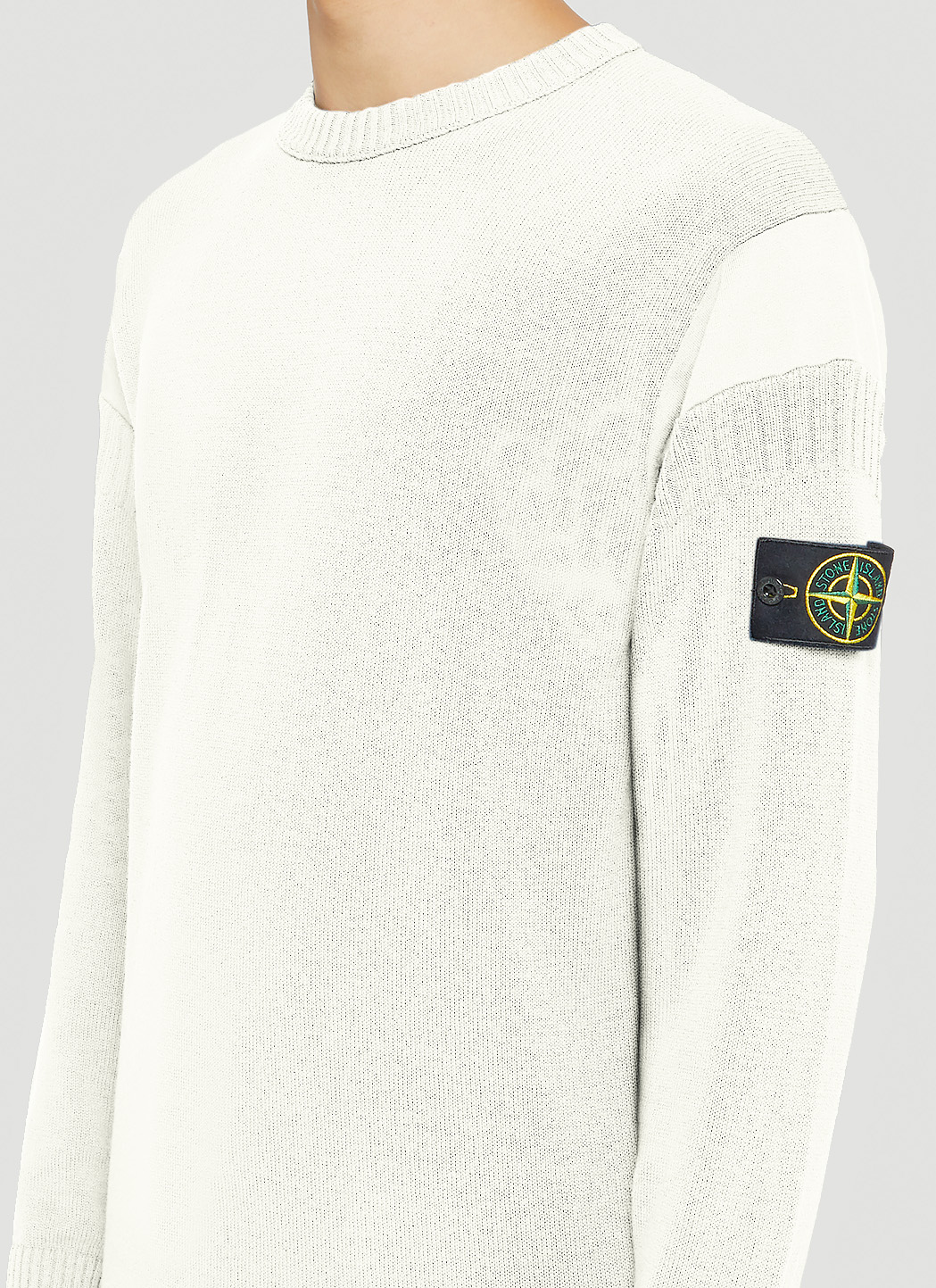 Stone Island Crewneck Sweater in Beige | LN-CC