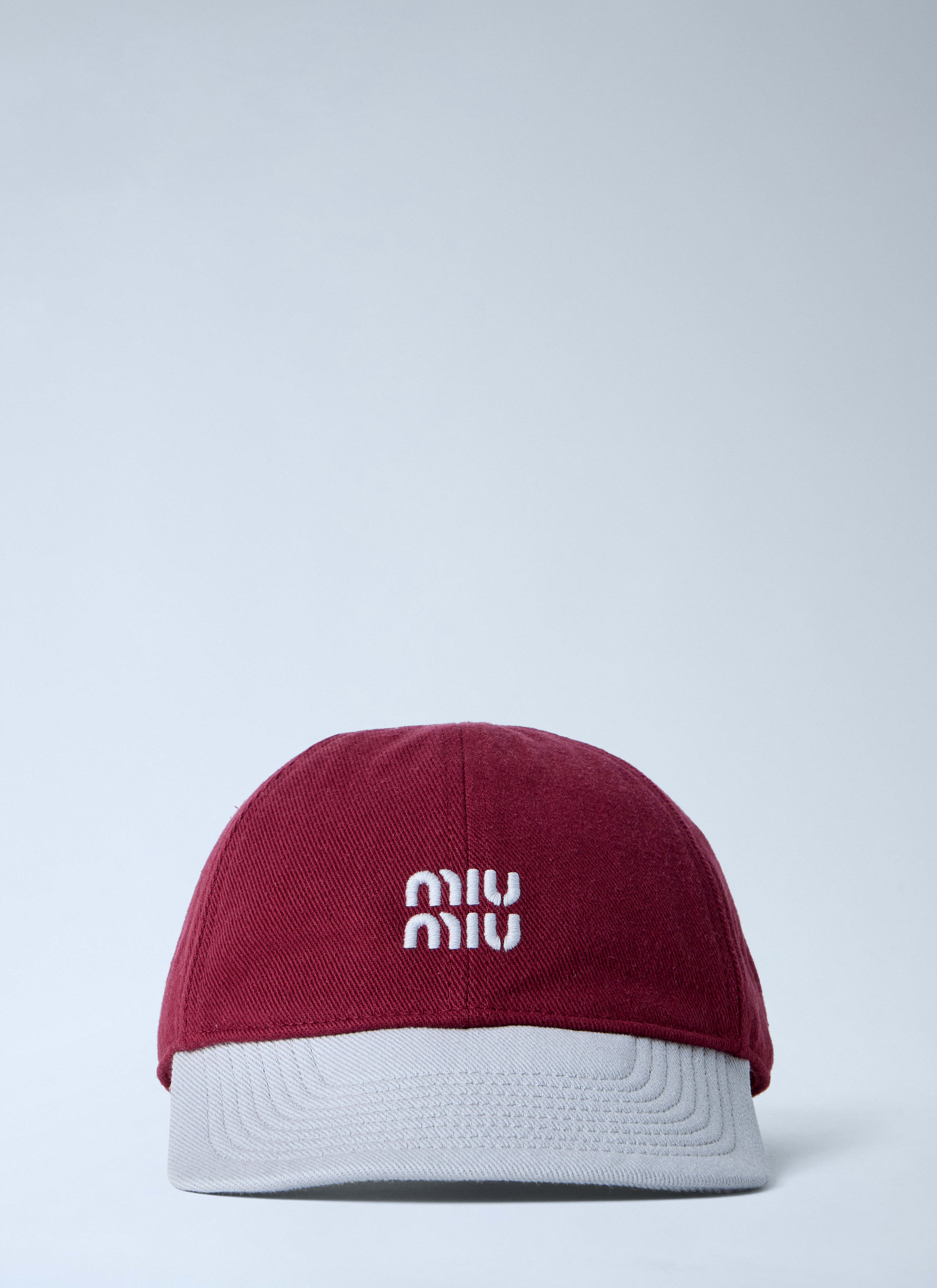 Miu Miu Miu Miu Logo Motif Baseball Cap