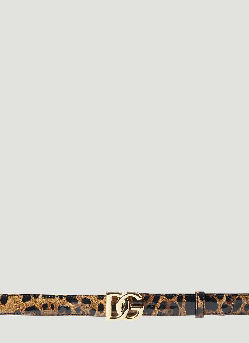 Dolce&Gabbana Kim Logo Plaque Belt