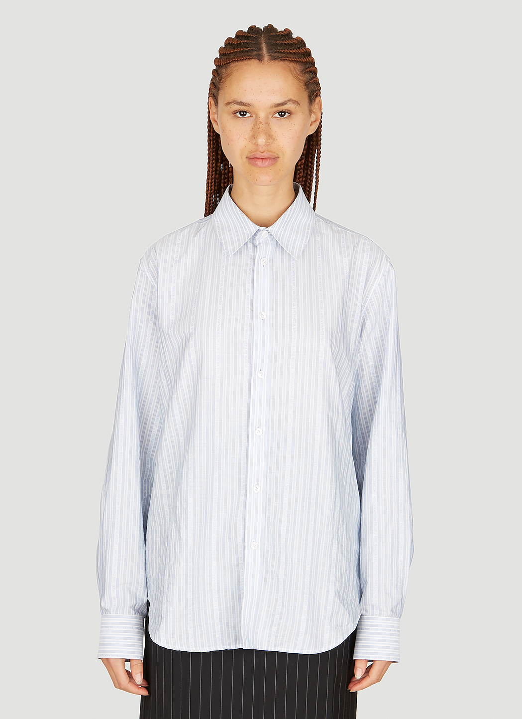 Martine Rose Long Sleeve Stripe Shirt in Blue für Damen | LN-CC®