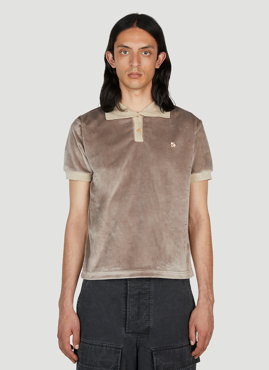Velvet Polo Shirt