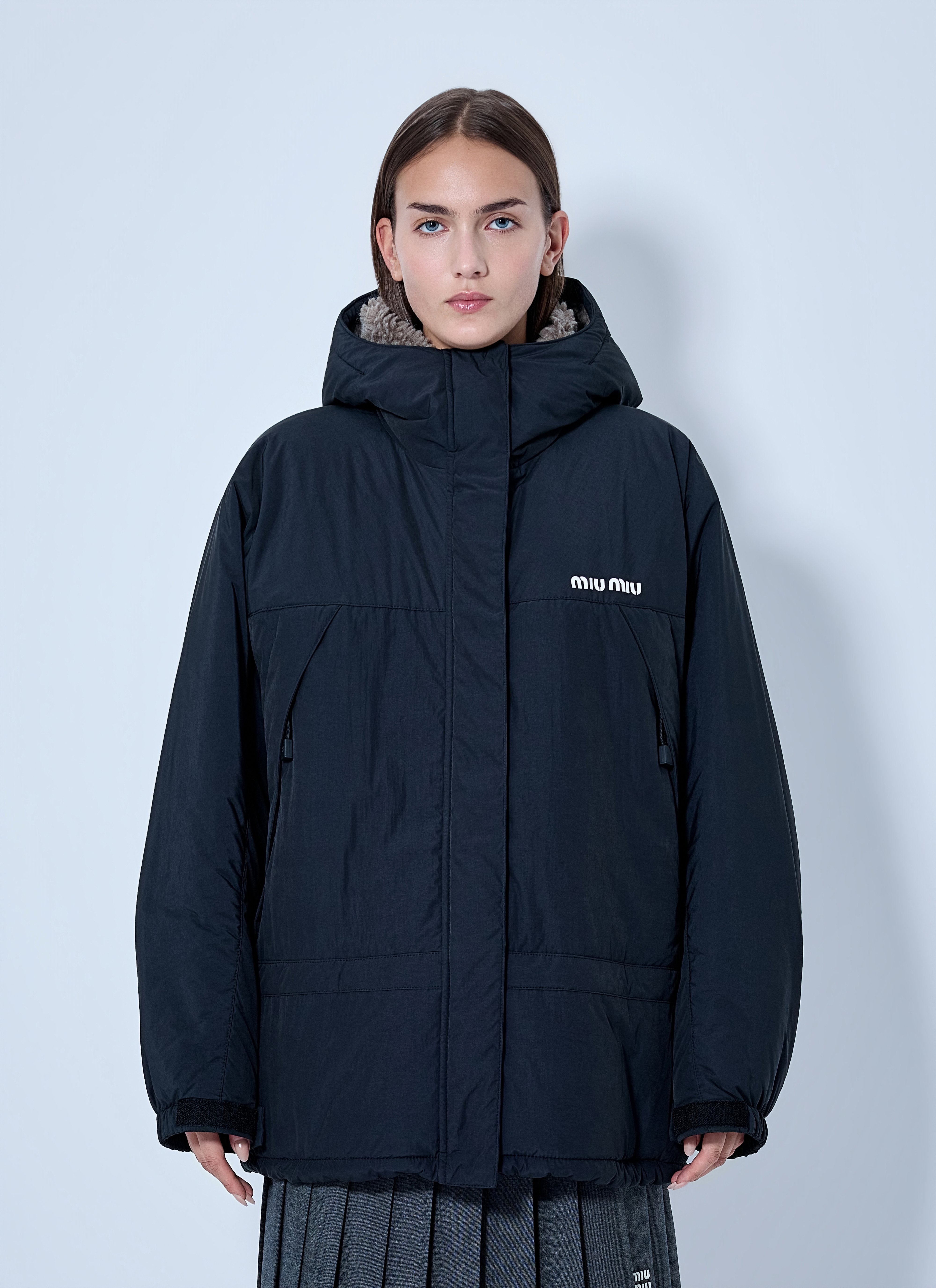 Miu Miu Miu Miu Pongé Down Jacket