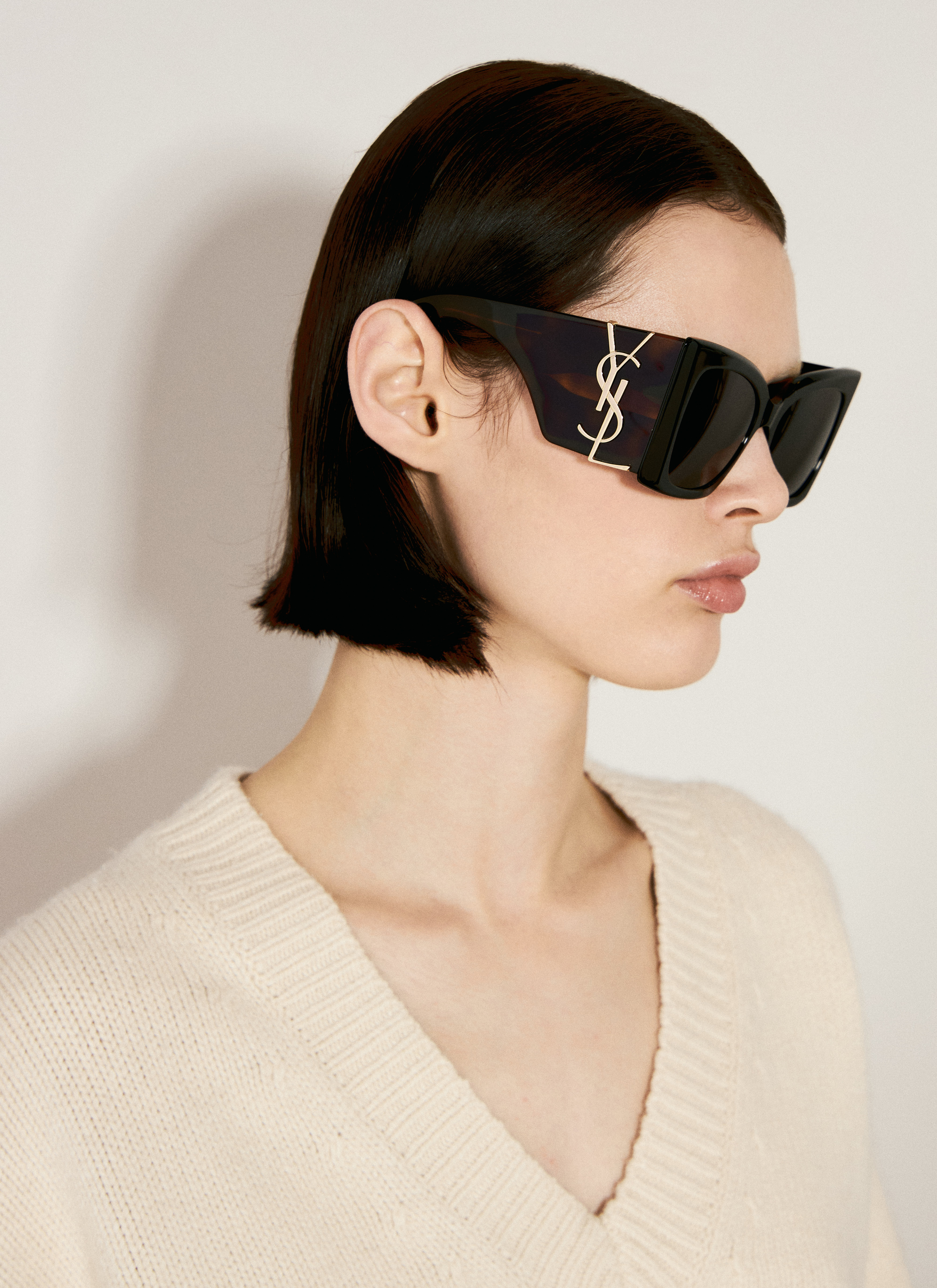 Saint Laurent Women's' SL M119 Blaze Sunglasses in Black | LN-CC®