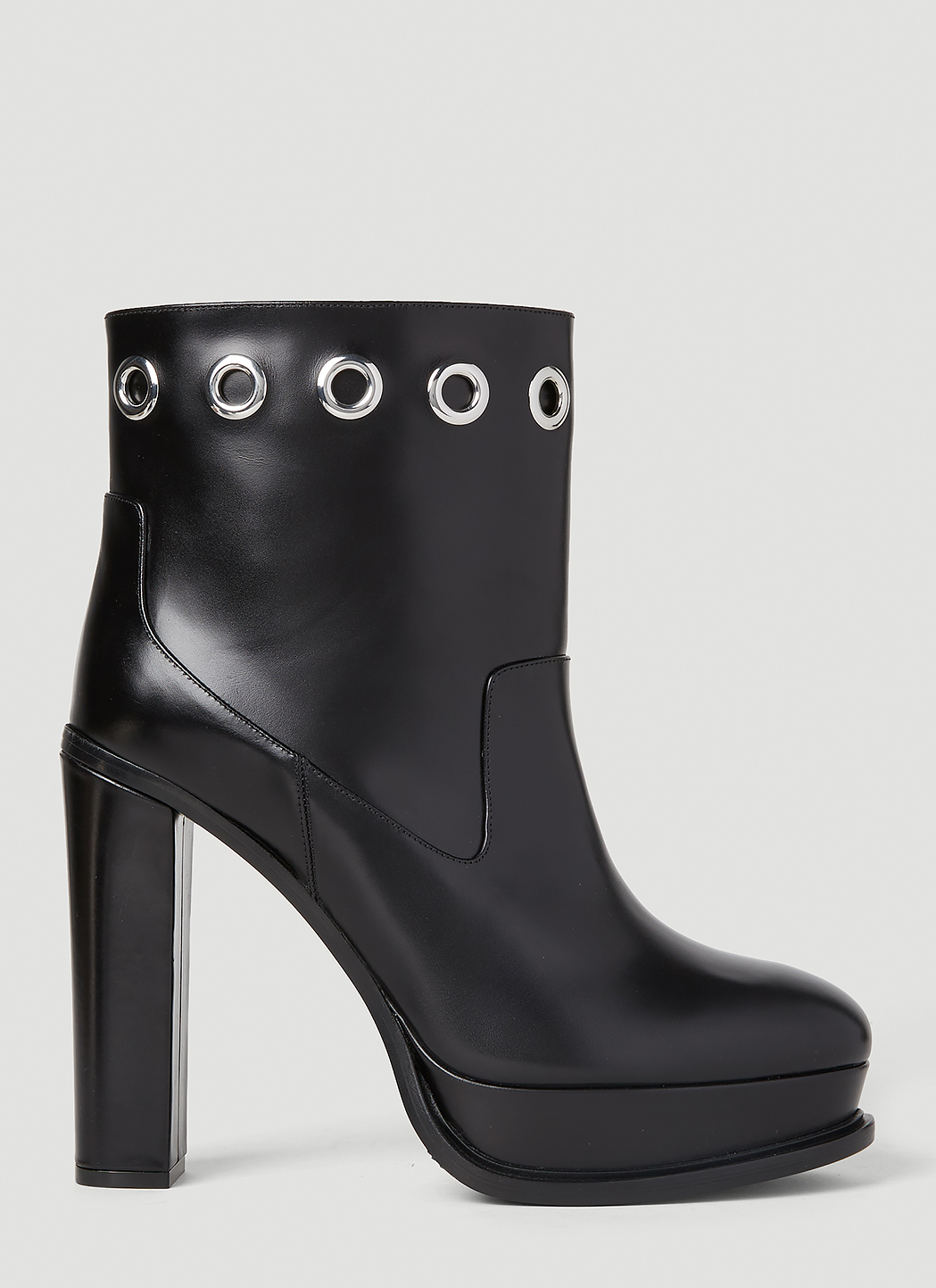 Eyelet Heeled Boots