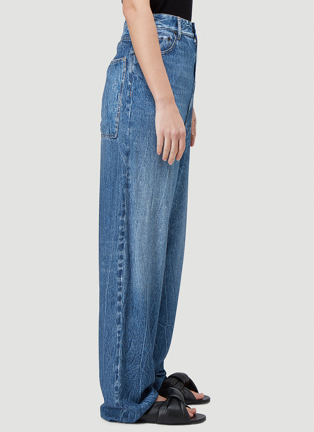 balenciaga blue jeans