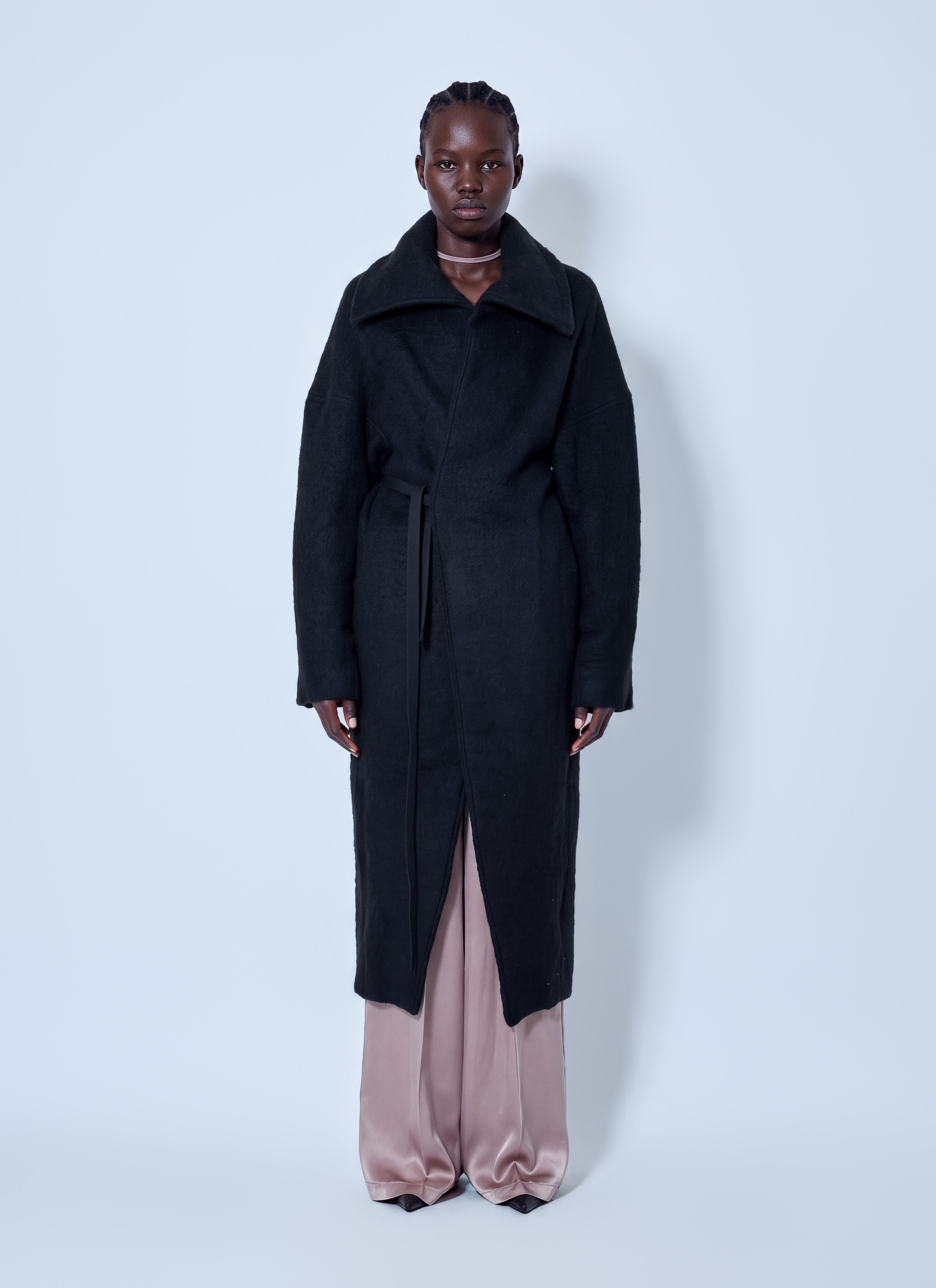 Rick Owens Rick Owens Dracucollar Belted Coat