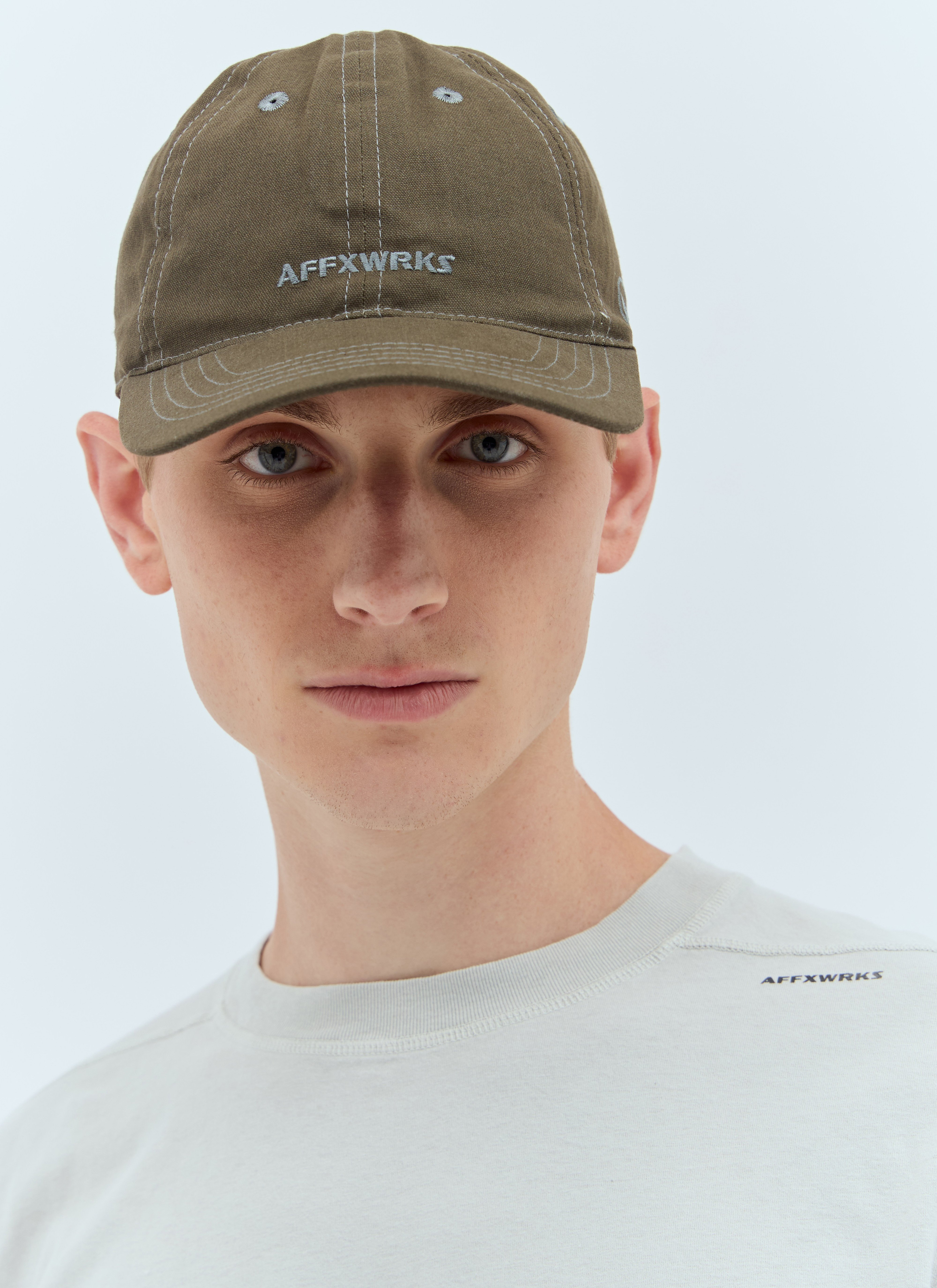 AFFXWRKS Men's' Logo Embroidery Baseball Cap in Khaki | LN-CC®