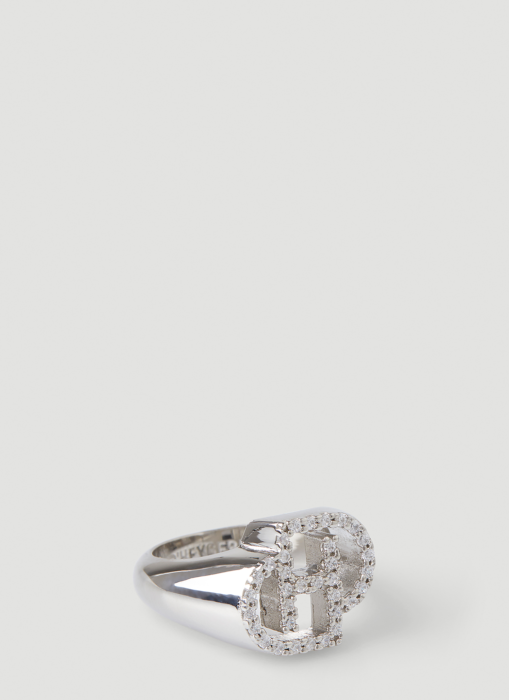 Crystal Embellished Signet Ring