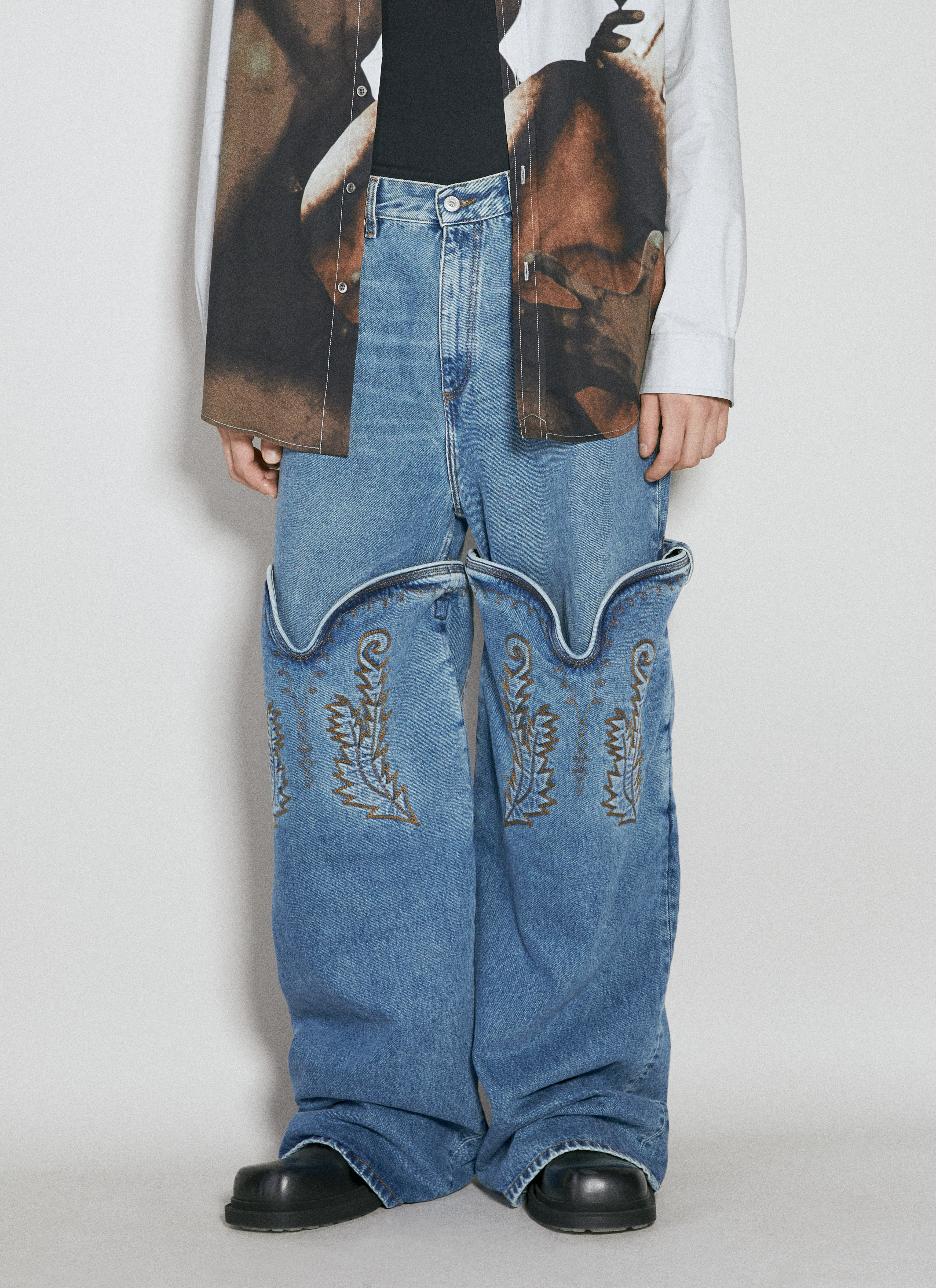 新品HOT Y．PROJECT ｢COWBOY BOOT JEANS｣カウボーイデニムパンツ