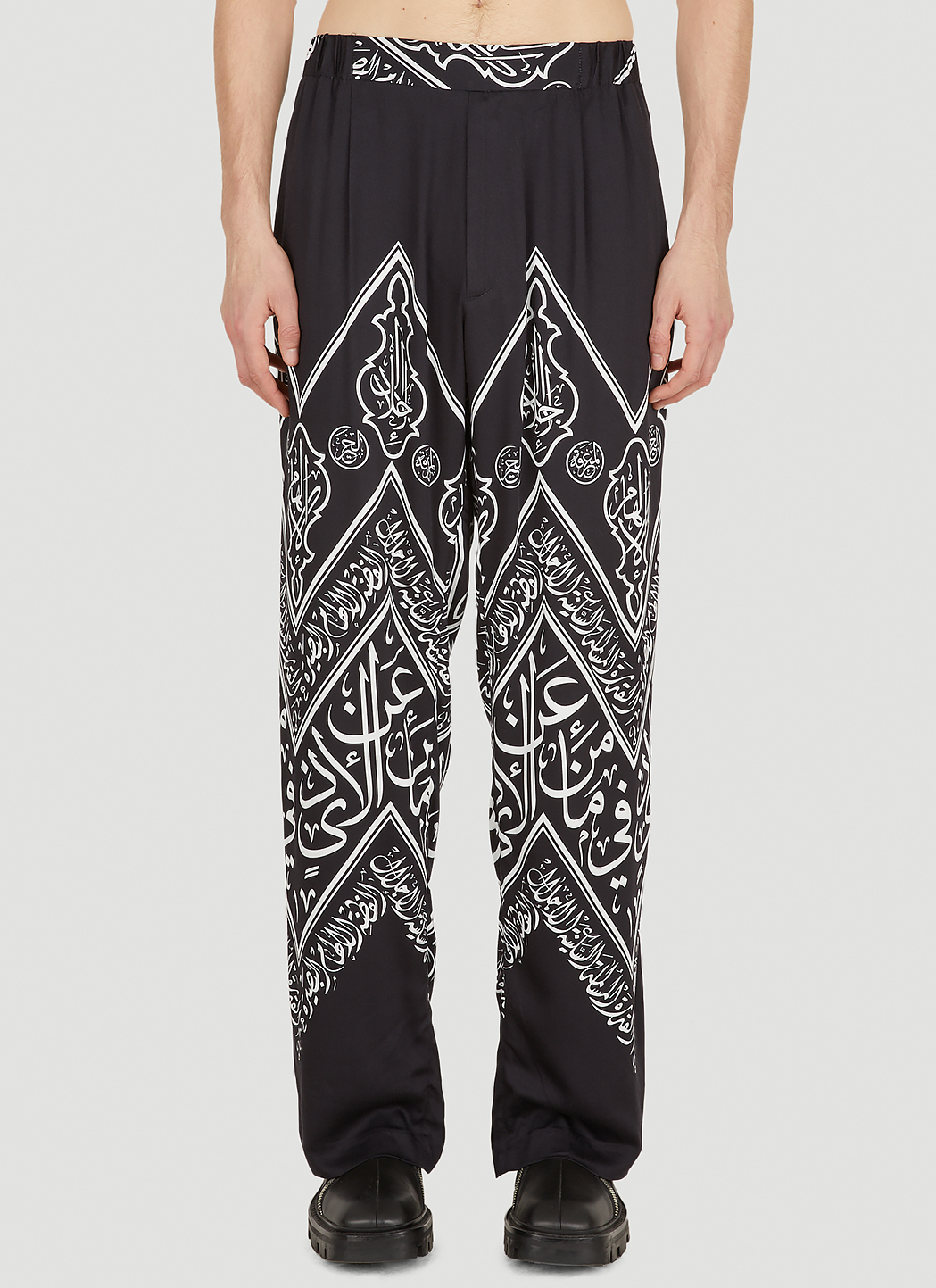 Graphic Print Pants