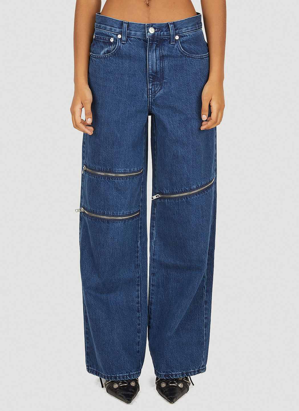 Helmut Lang Zip Jeans