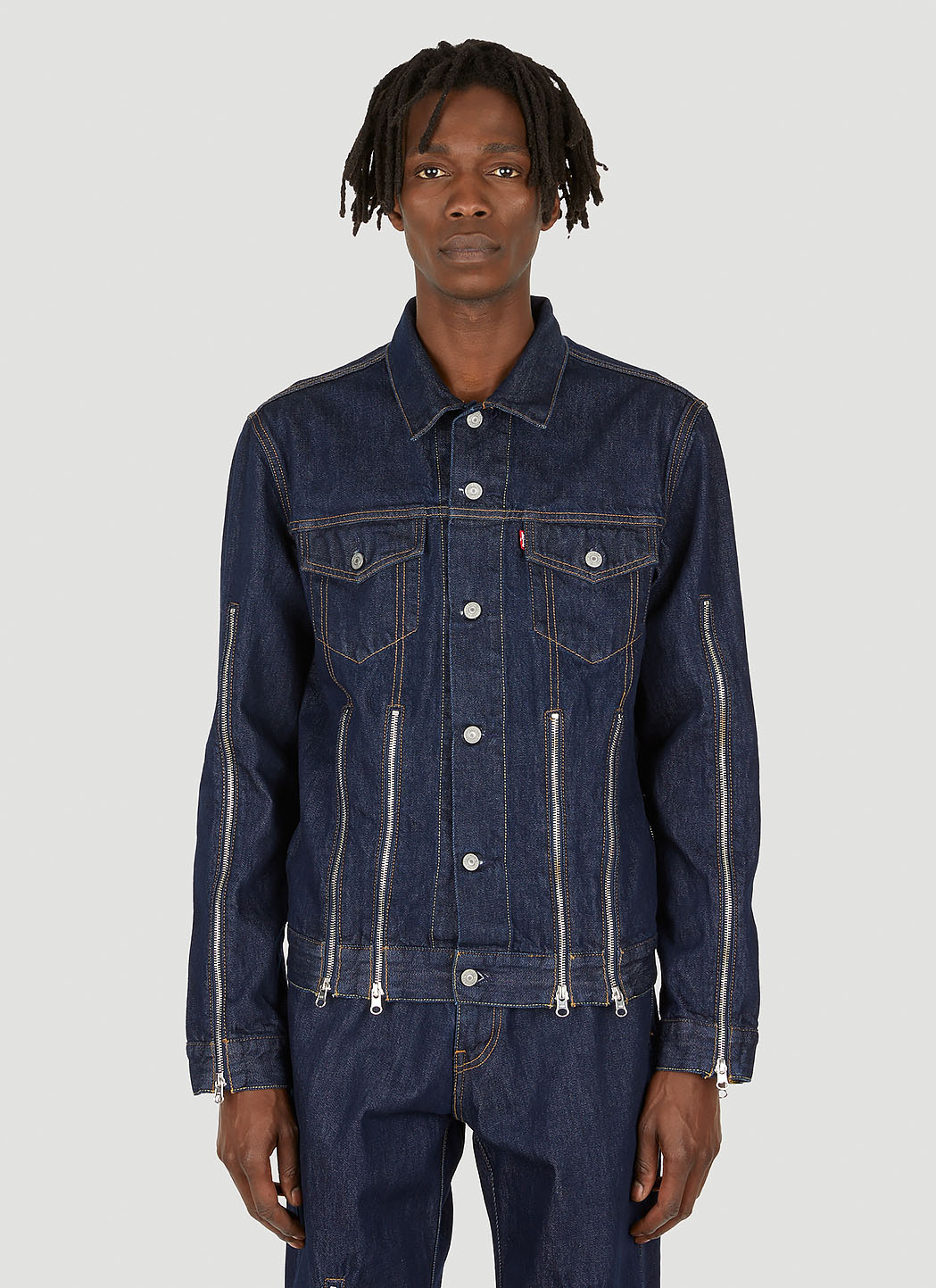 x Levi's Zipper Trucker Denim Jacket