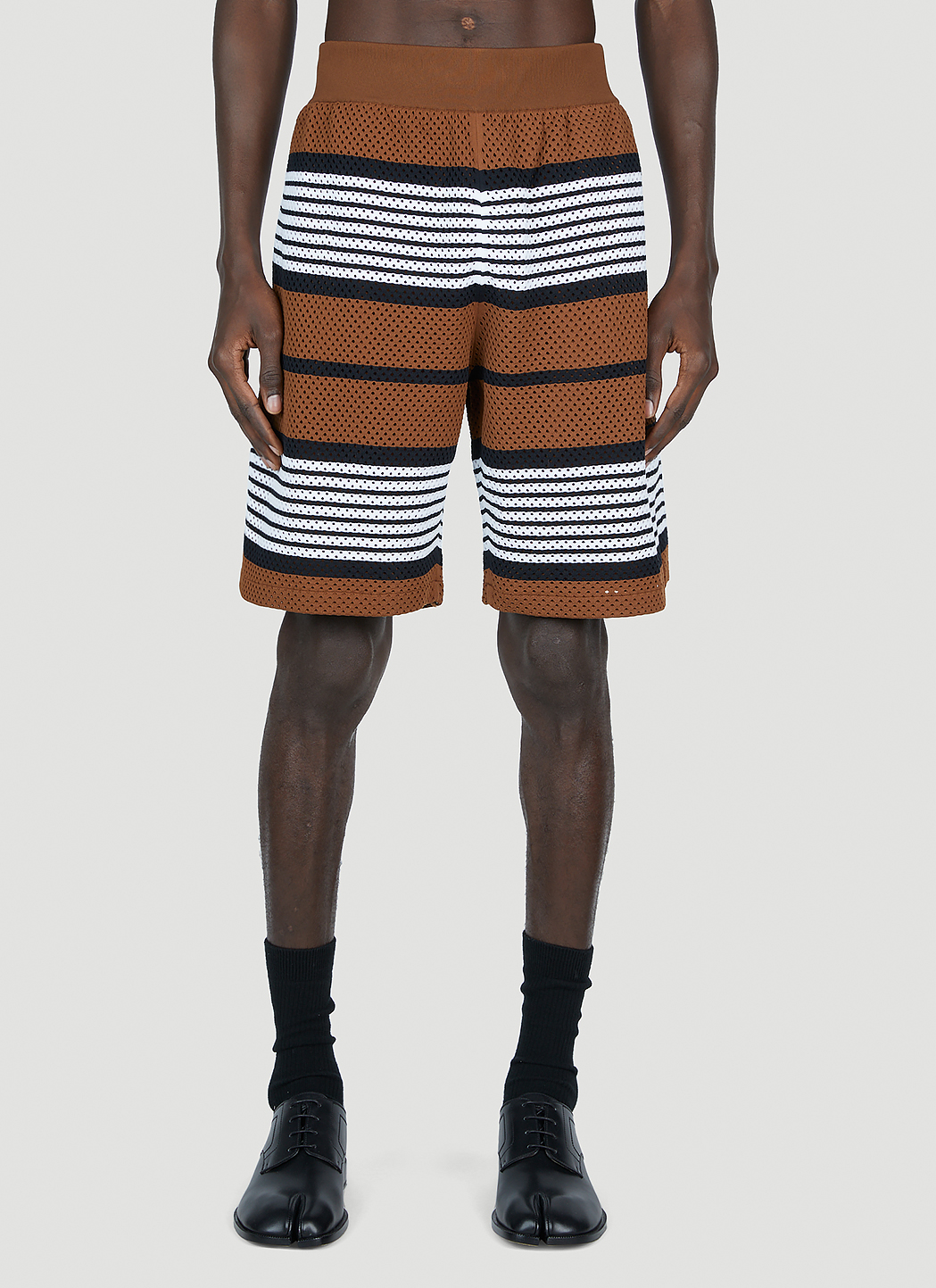 Striped Track Shorts