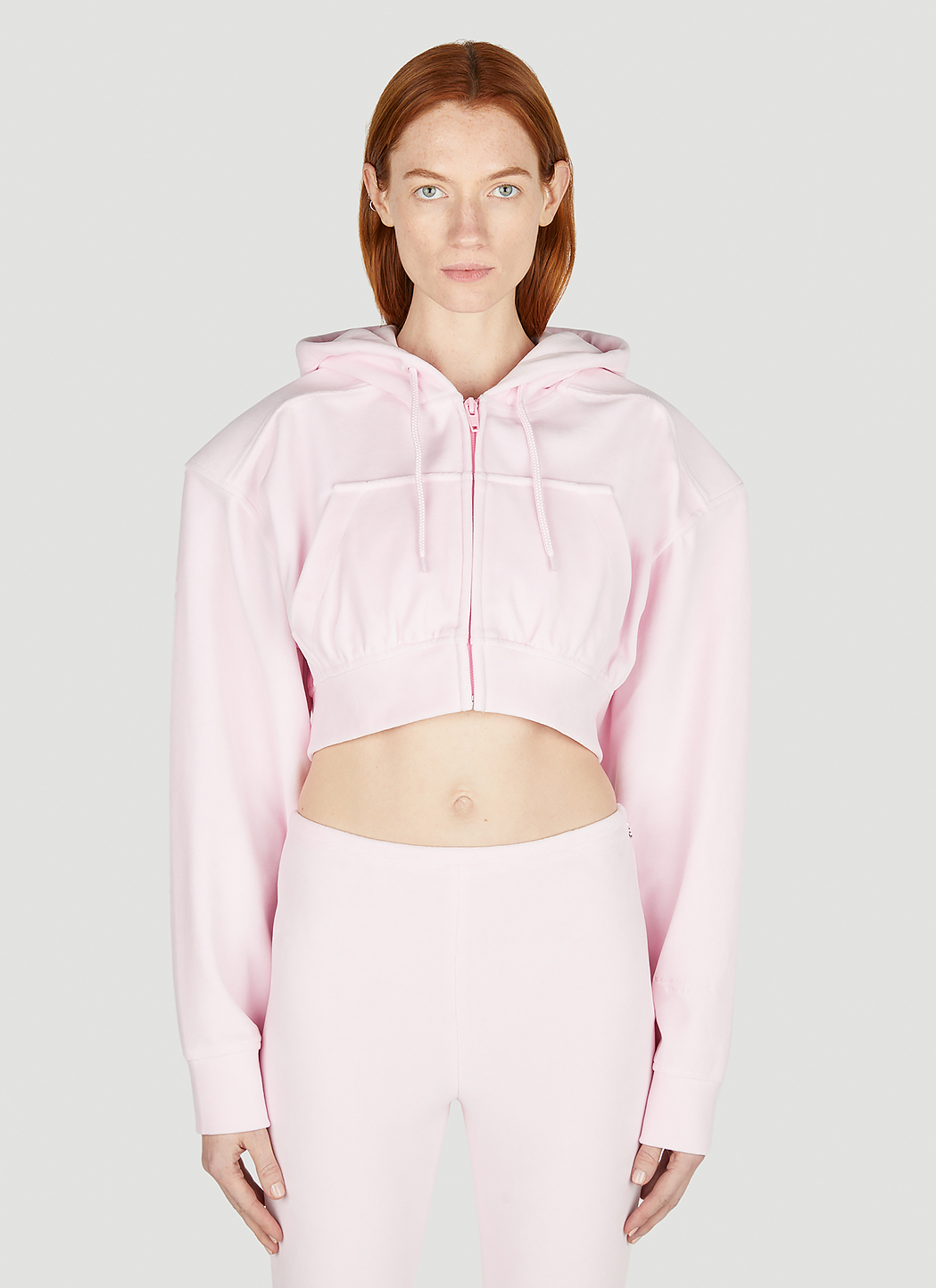 Cropped Hooded Sweatshirt