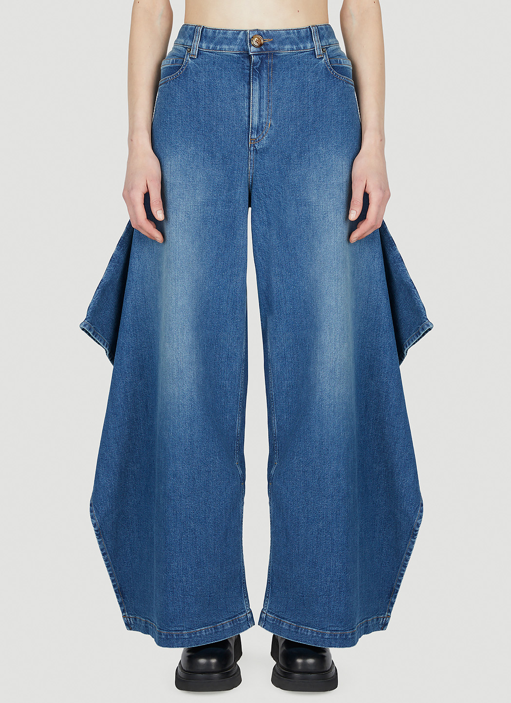 Draped Jeans