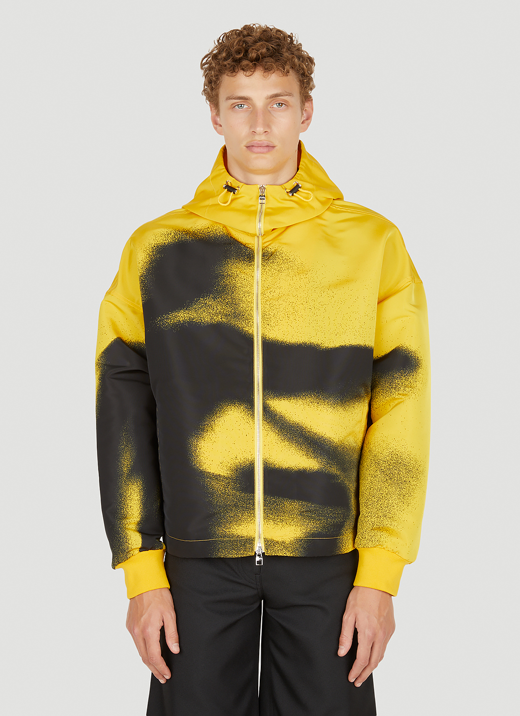 Printed Windbreaker Jacket