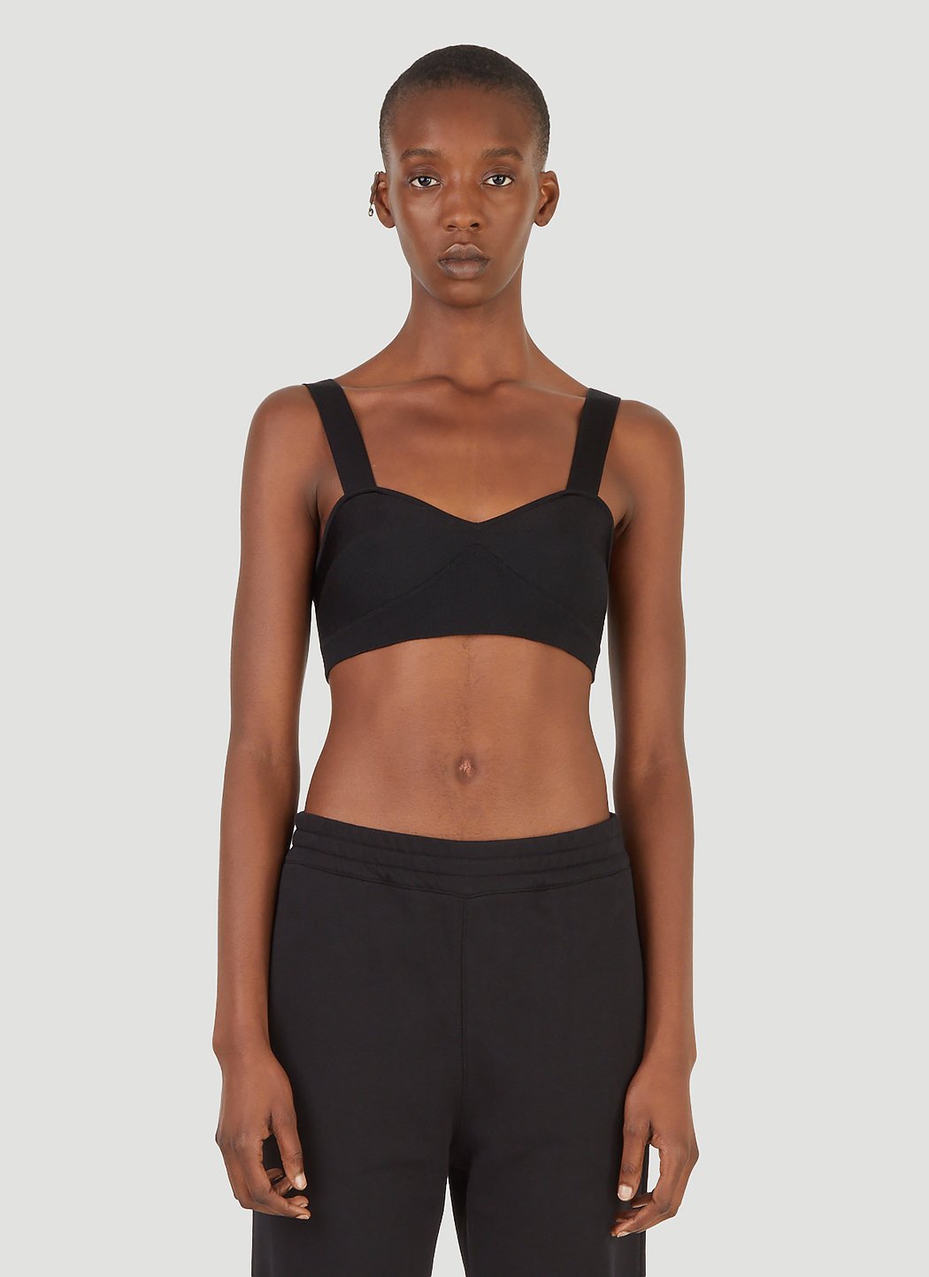 Engineered-Knit Bra Top