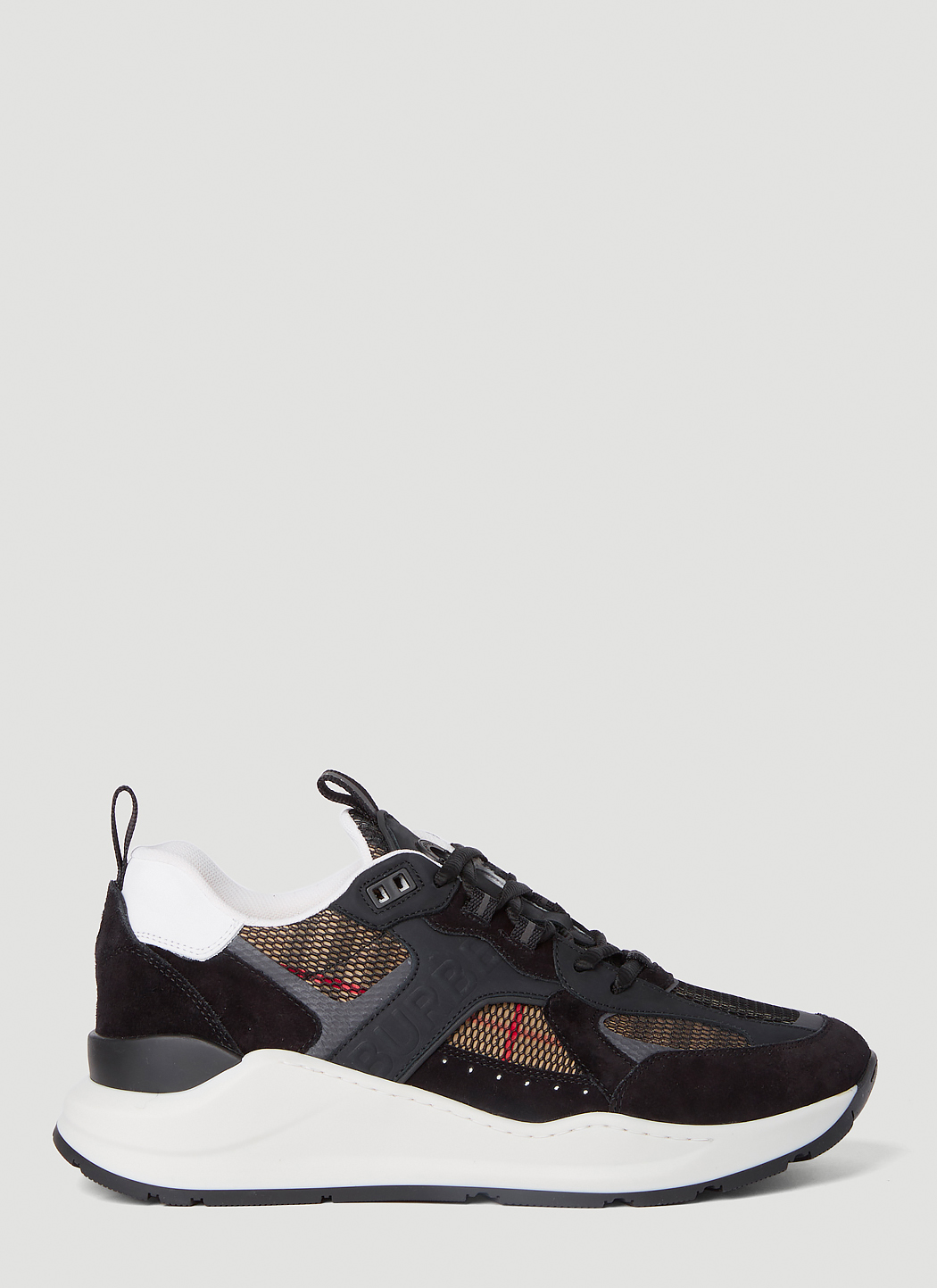 Check Mesh Sneakers
