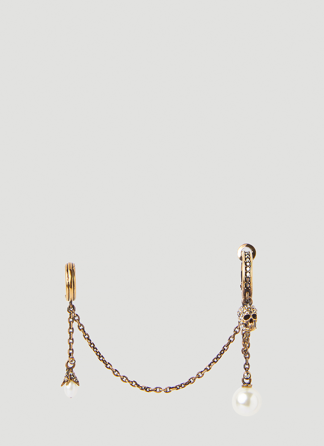 Skull Pearl Earring