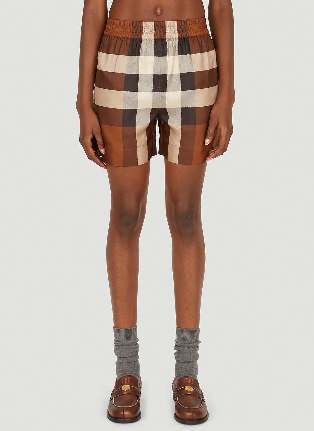 Tawney Signature Check Shorts