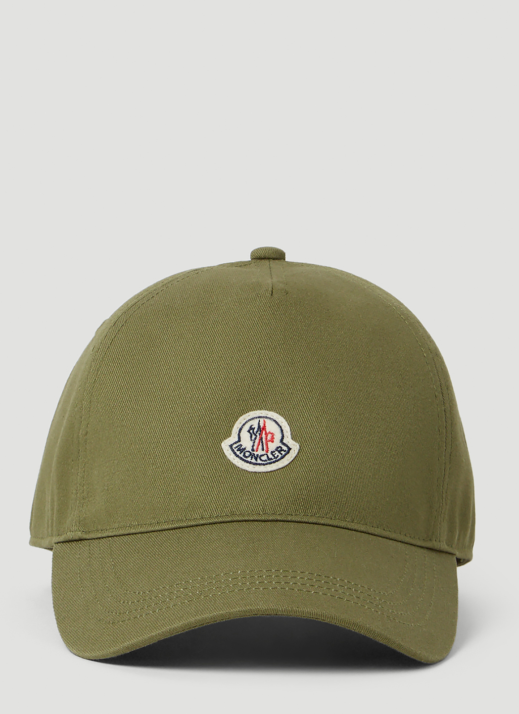 Moncler Logo Patch Baseball Cap in Green | LN-CC®