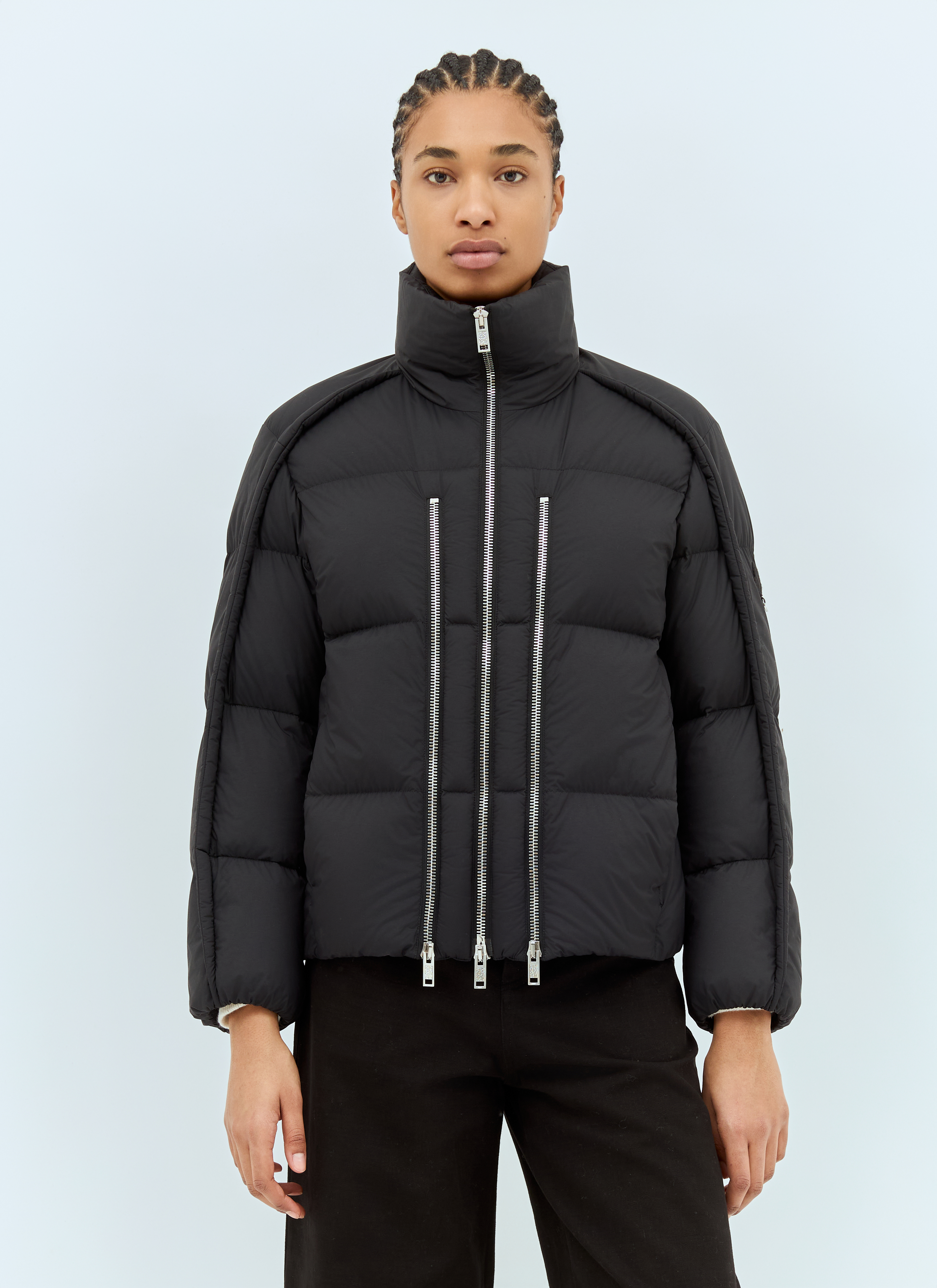 MONCLER x Willow Smith Jayelショートダウンジャケット 1A00011 Black Moncler x Willow Smith Jayel Short Down Jacket - for