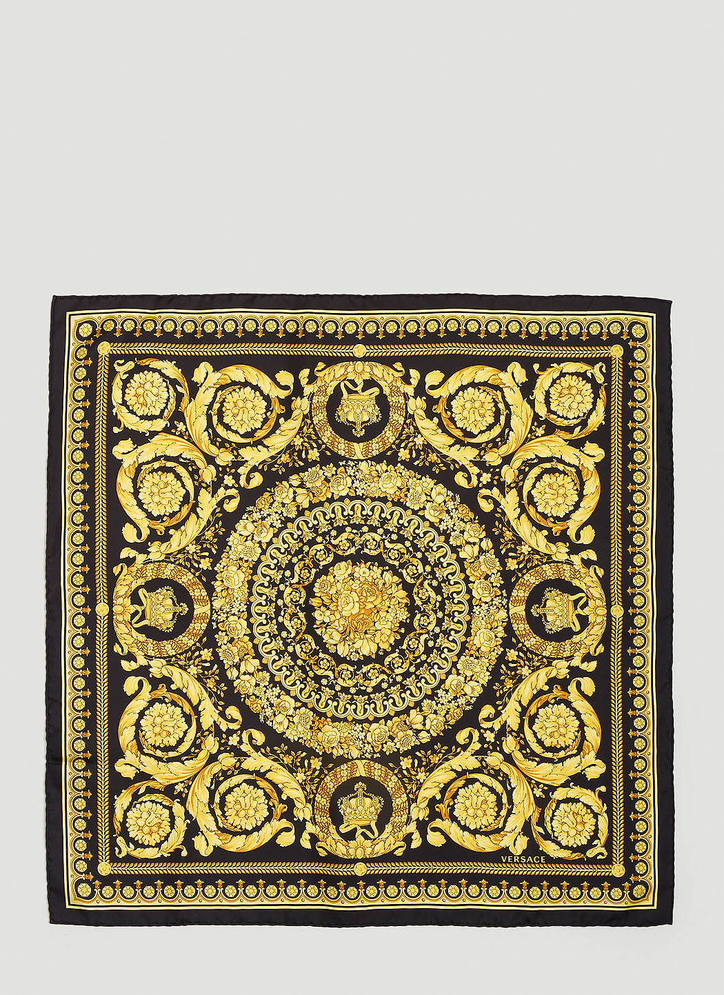 Barocco Print Silk Scarf