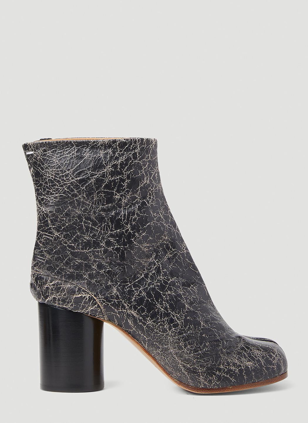 Cracked Tabi Ankle Boots