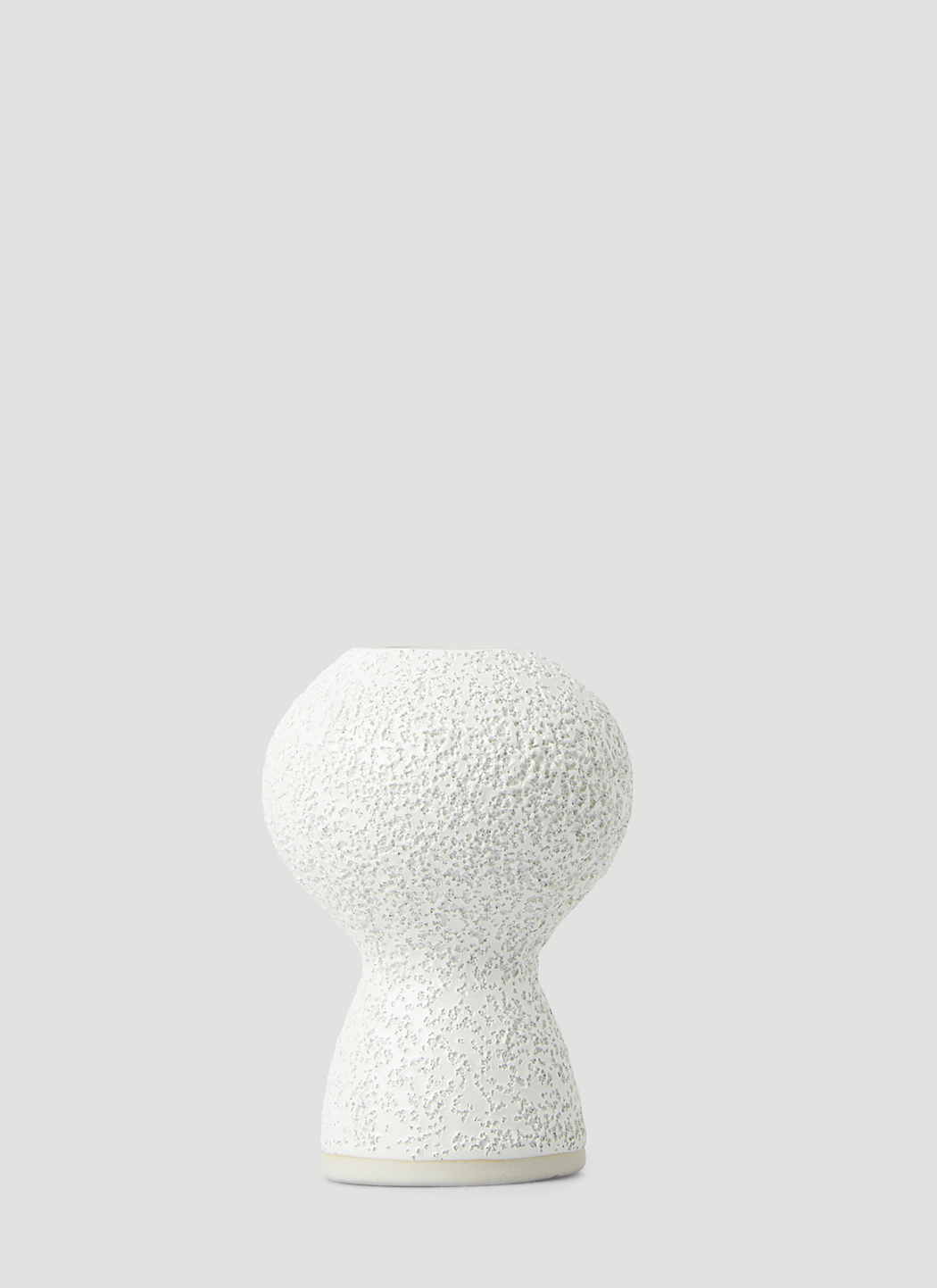 Marloe Marloe Set of Two Lava & Bone Candlestick Holders