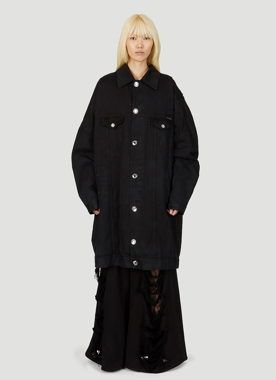 Dolce&Gabbana Kim Oversized Denim Coat