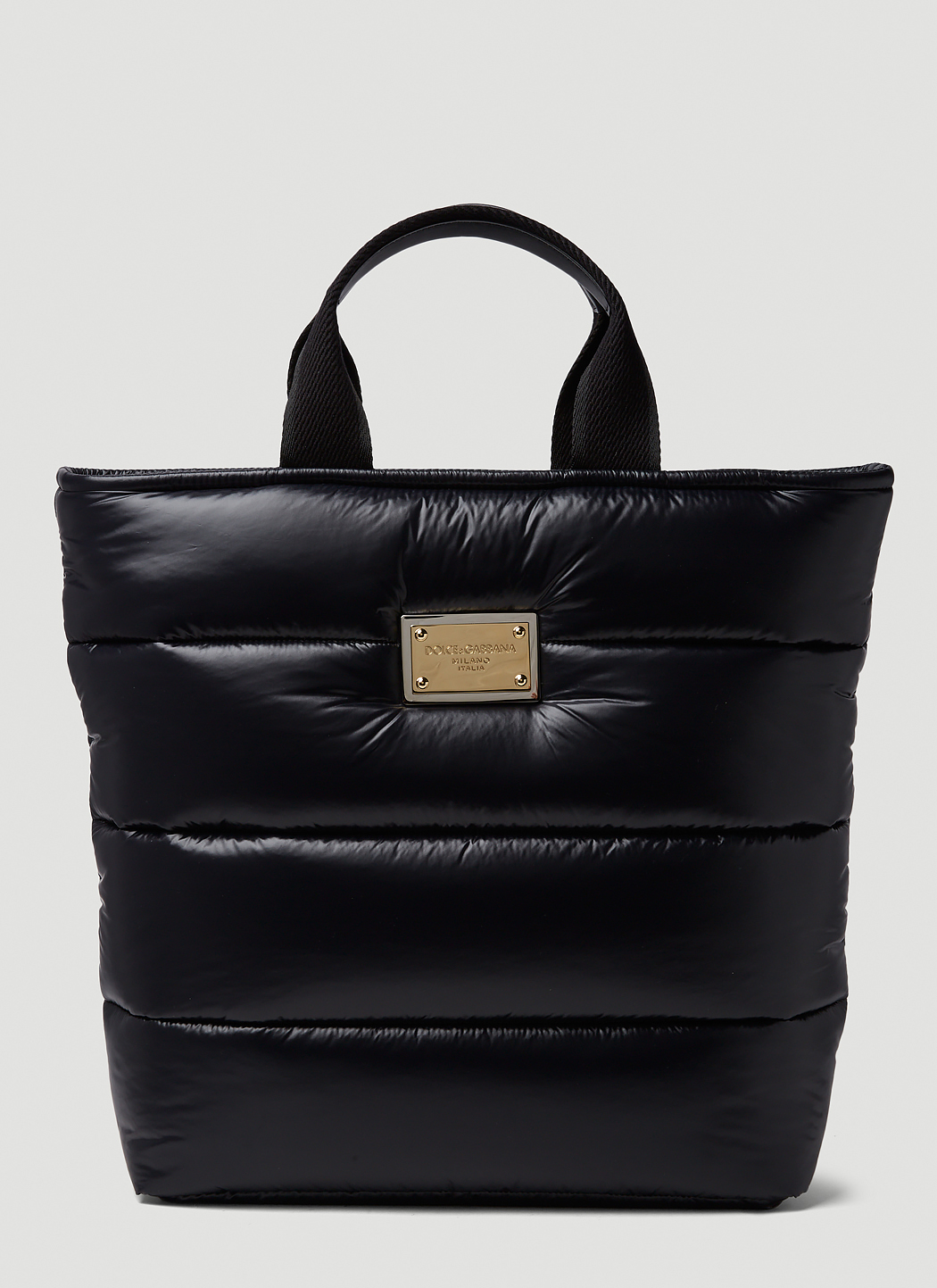 Dolce&Gabbana Logo Plaque Tote Bag