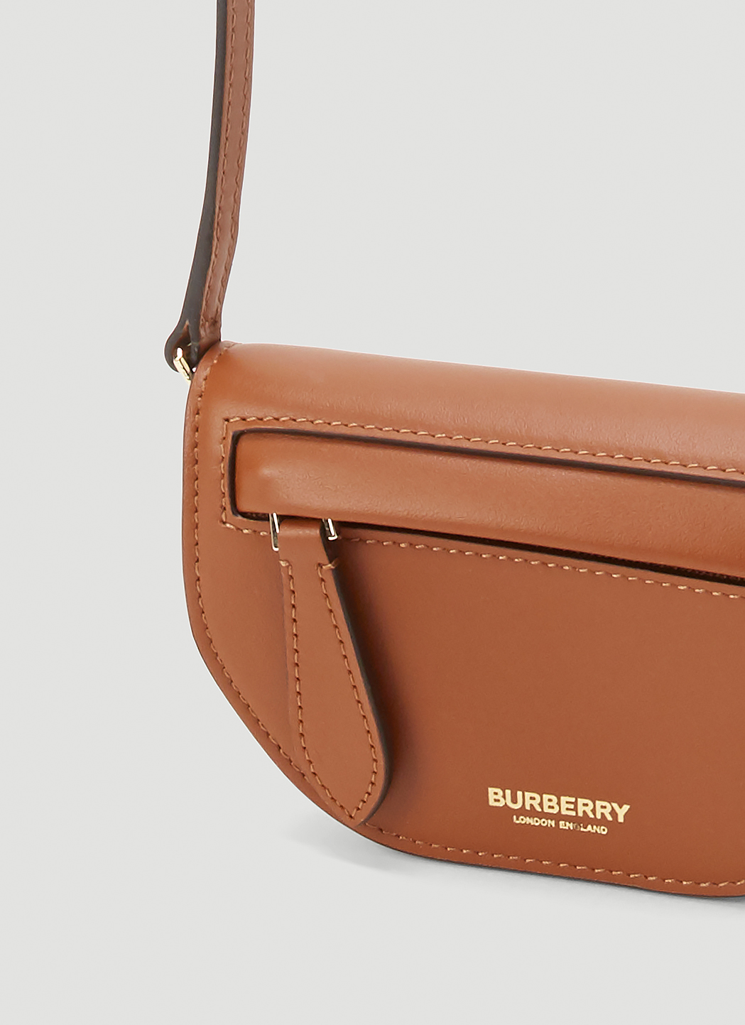Burberry Women's Olympia Mini Shoulder Bag in Brown LNCC
