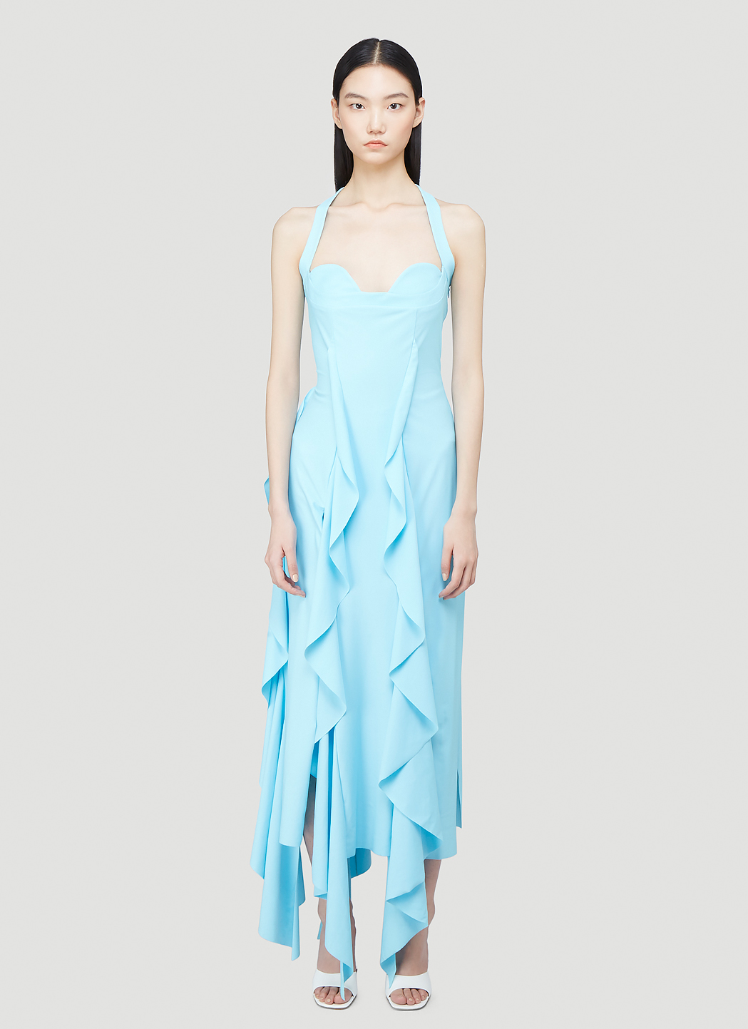 ruffle kleid