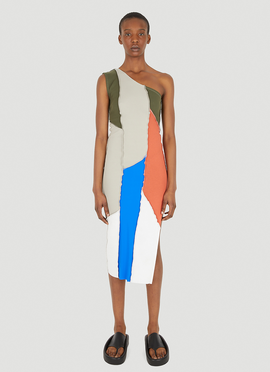 Colour Block Patchwork Dress