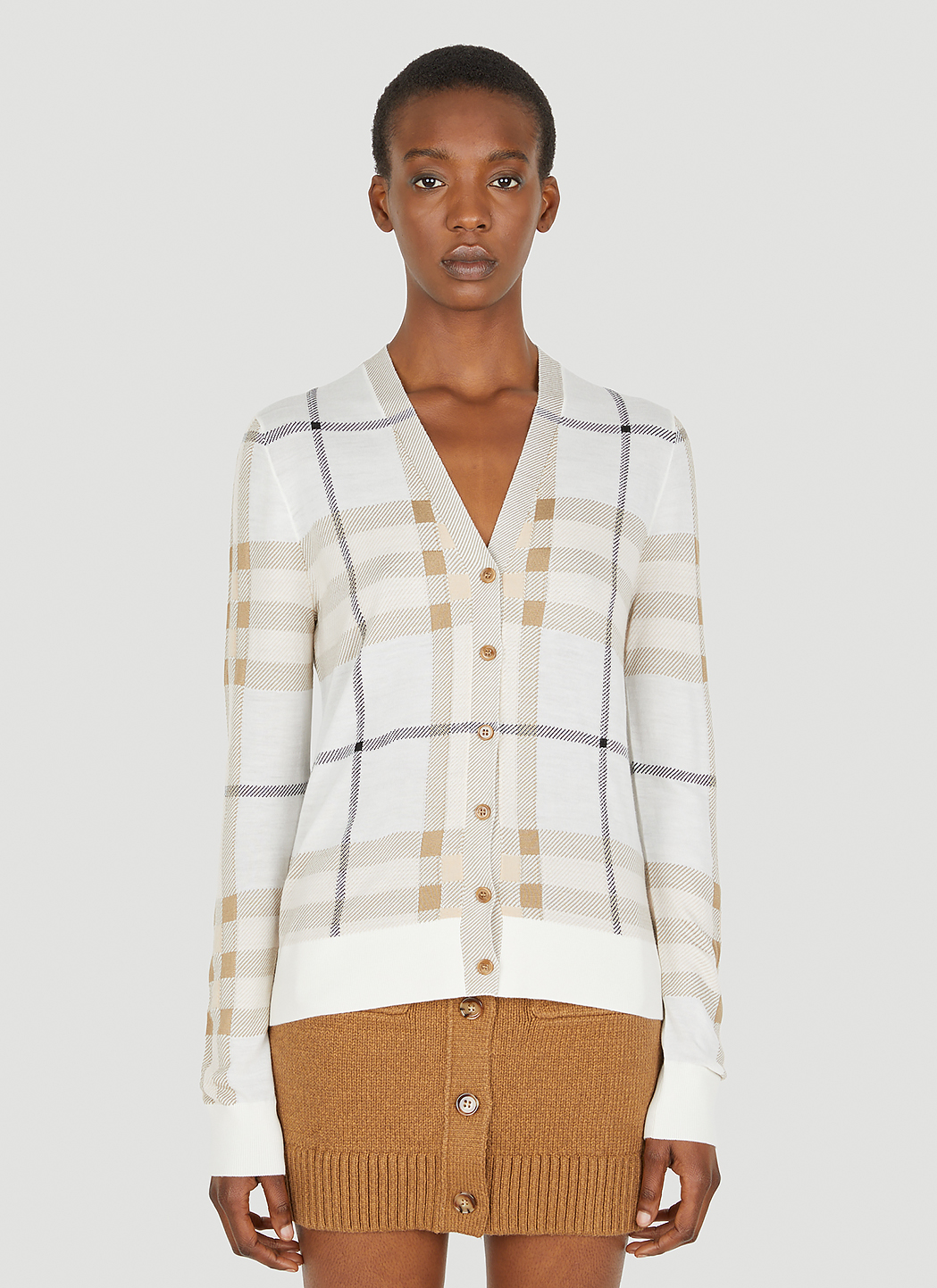 Ramana Check Cardigan