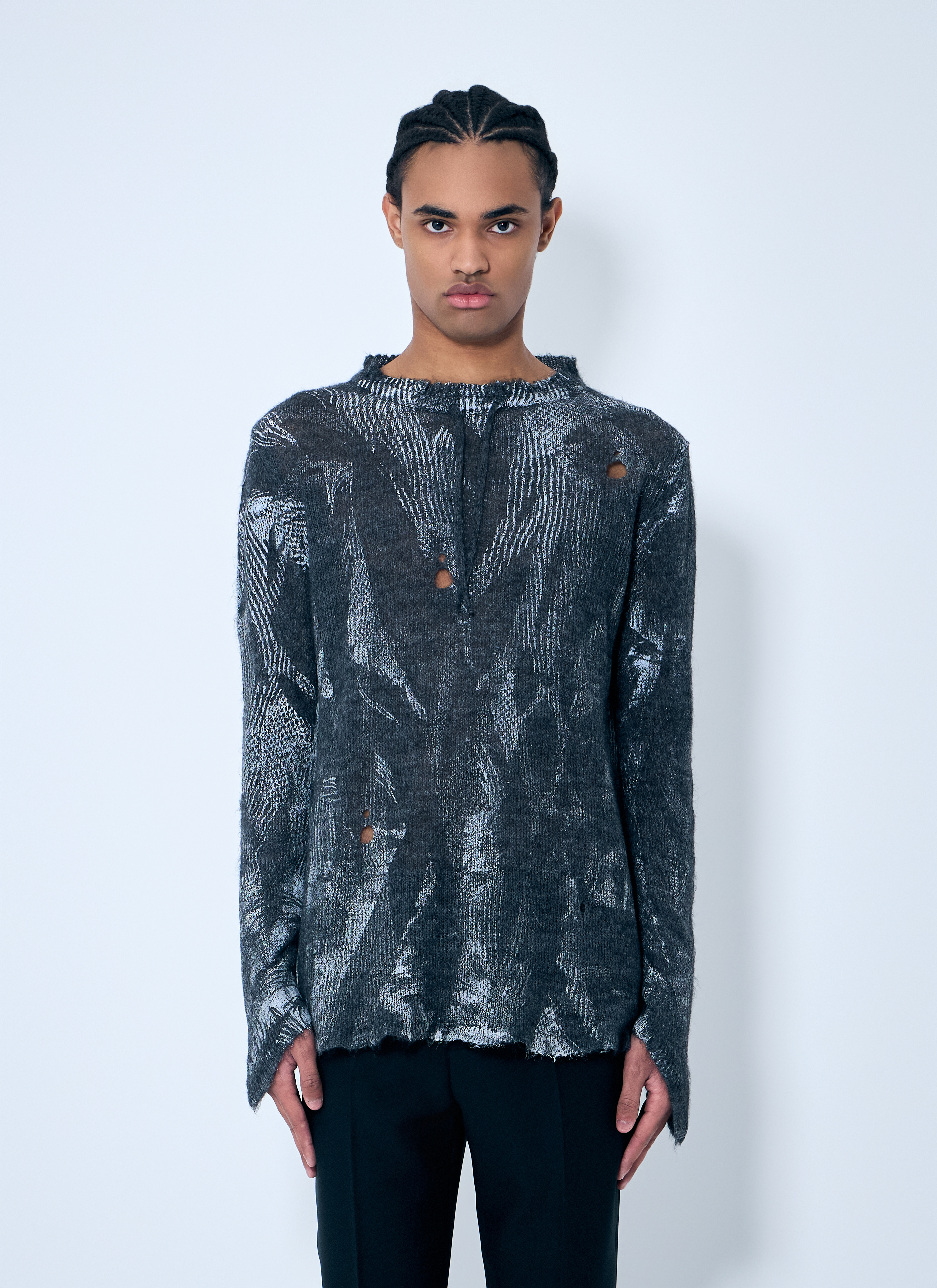 Vivienne Westwood Men's' HI-VIS Sweater in Grey | LN-CC®