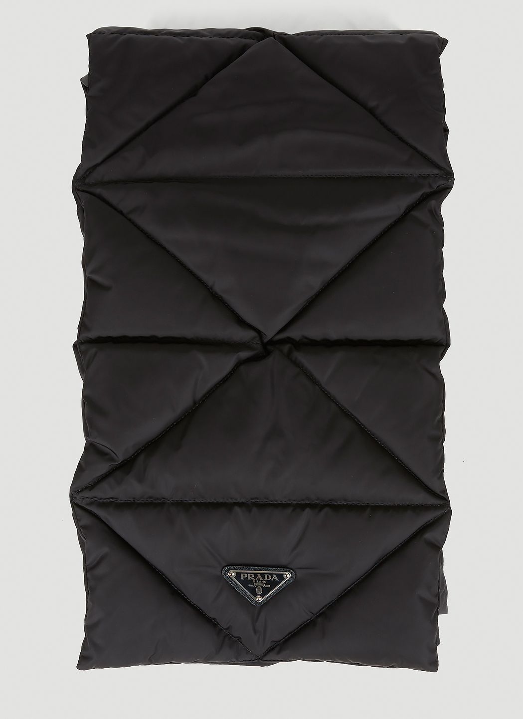 Re-Nylon Quilted Hooded Scarf