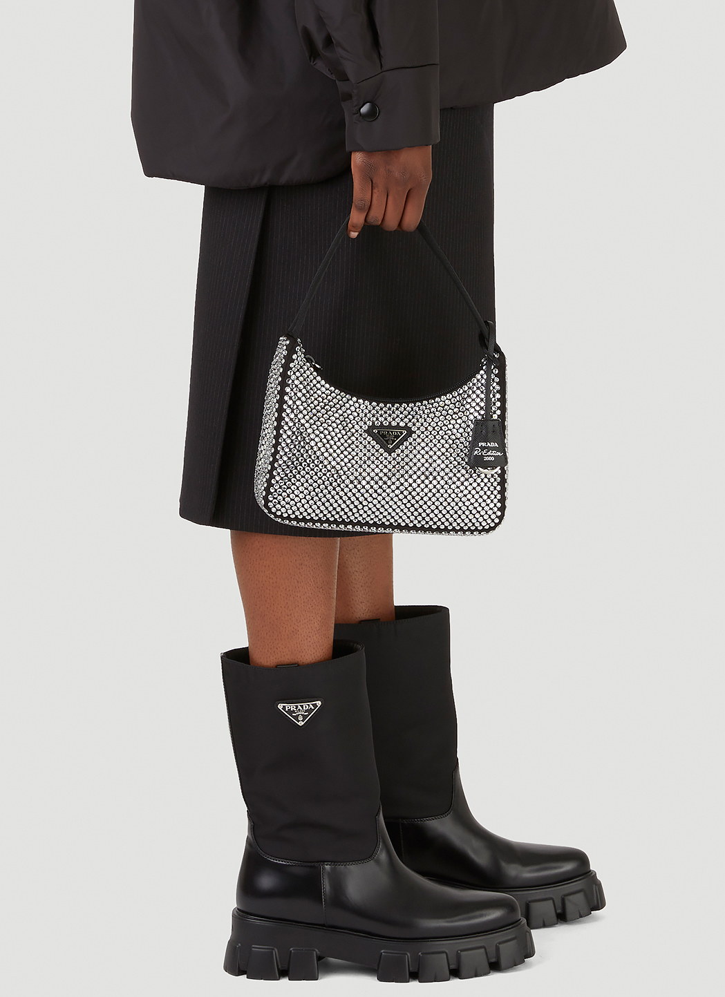 prada crystal bag sale