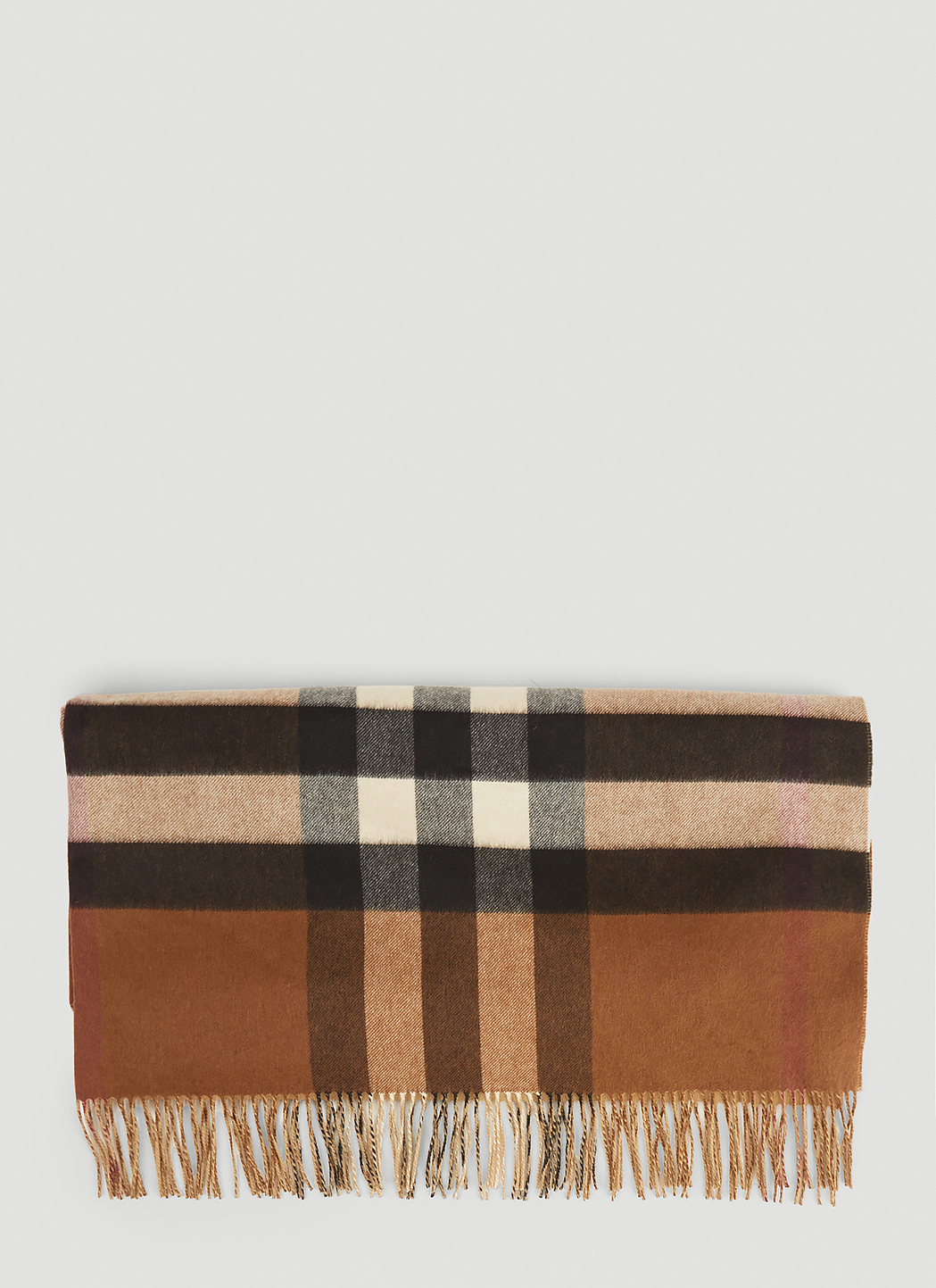 Half Mega Check Scarf