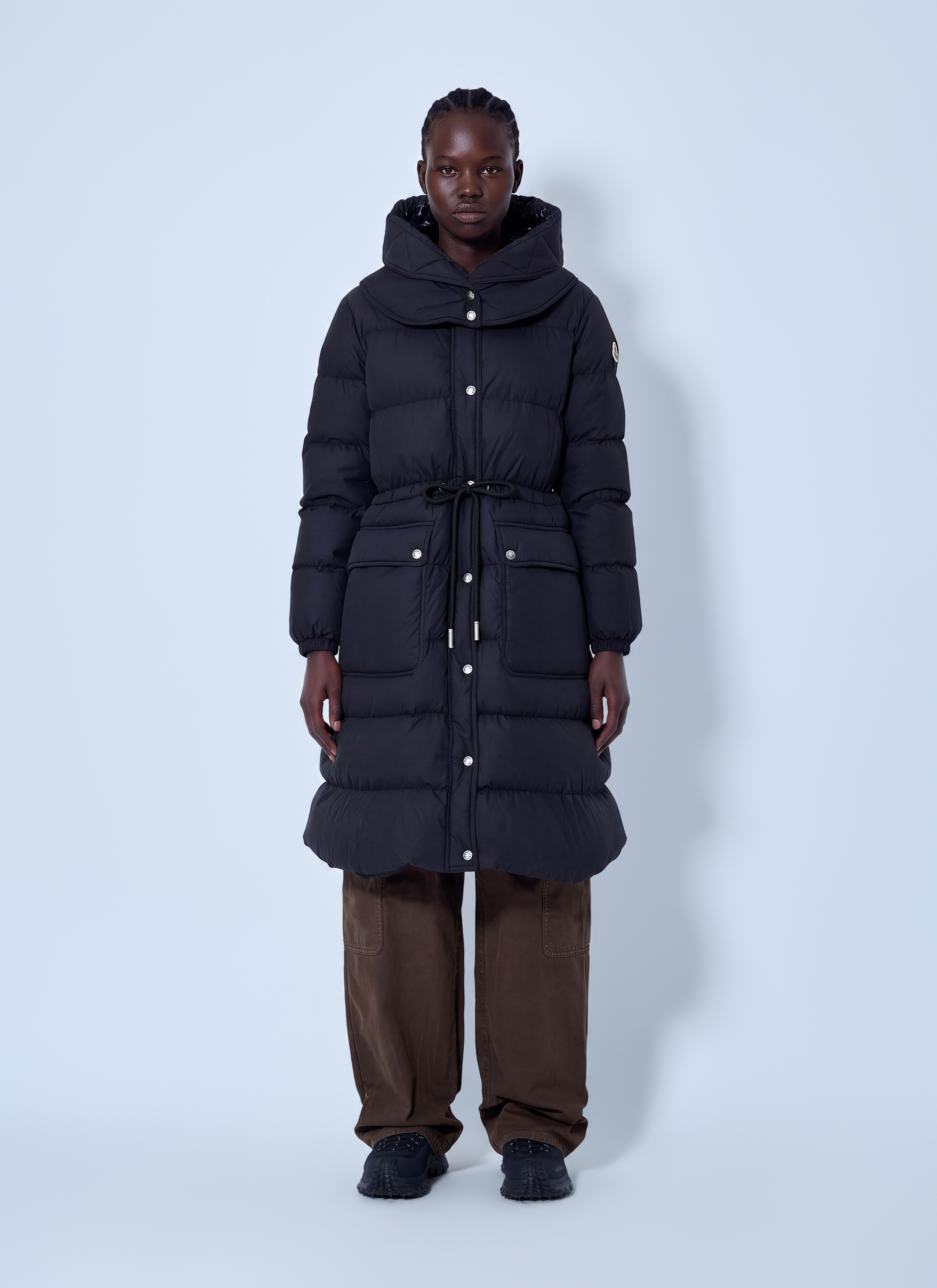 MONCLER Moncler Pic Hooded Long Down Coat