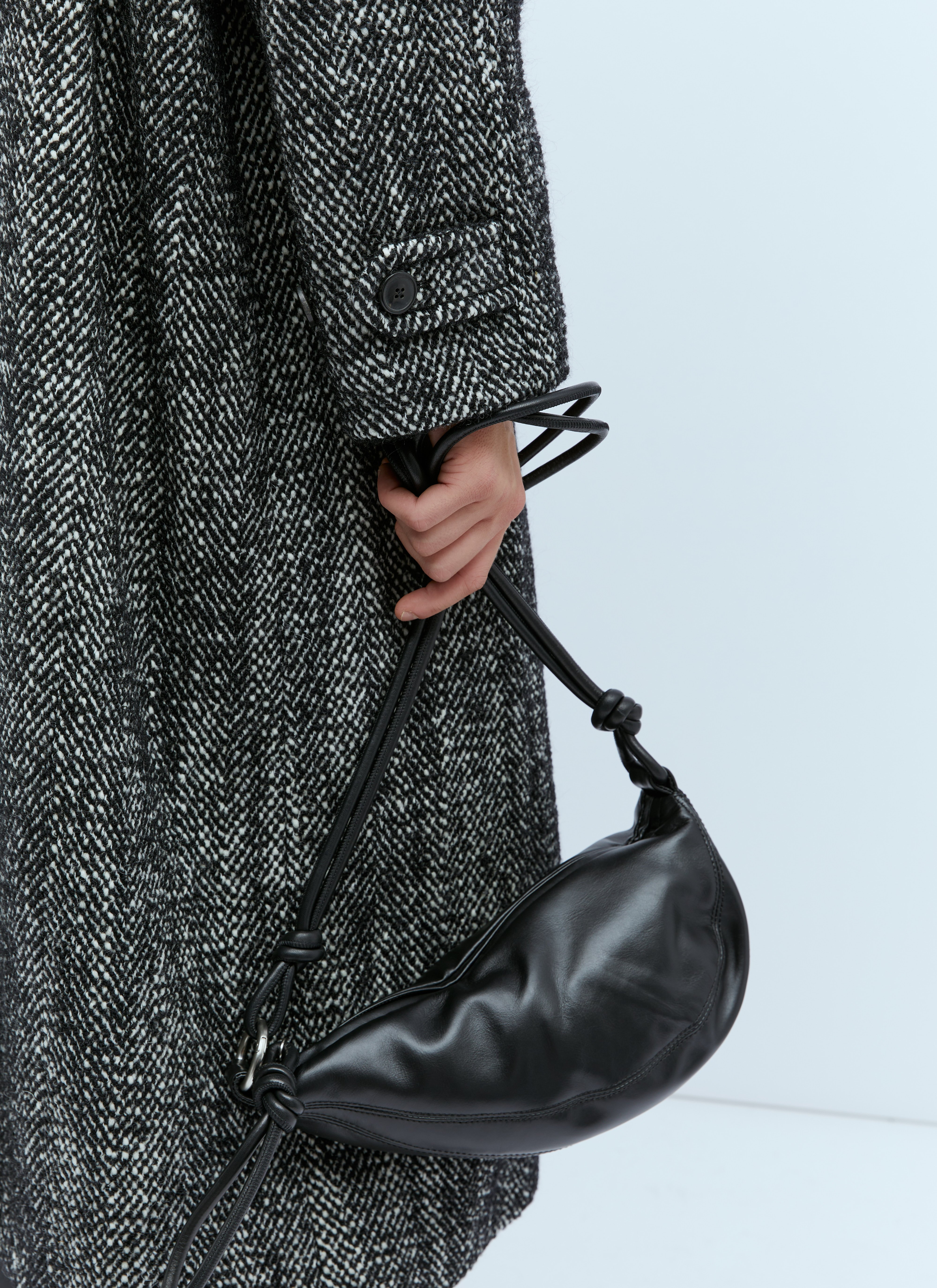 ポーチ DRIES VAN NOTEN | STRAP LEATHER POUCH BLACK UNISEX Leather pouch bag - Autumn-Winter Women | Dries Van Noten
