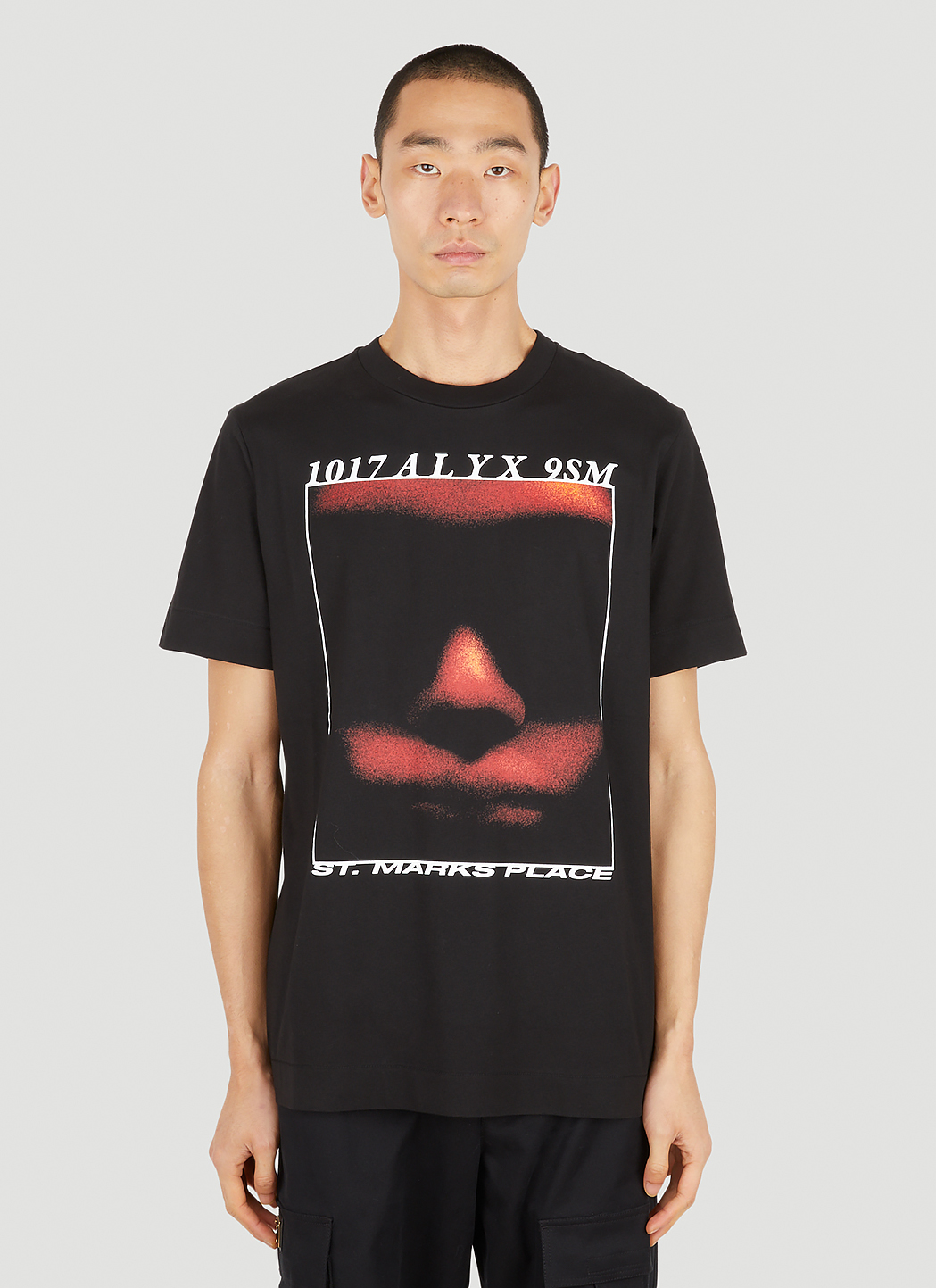 1017 ALYX 9SM Icon Face T-Shirt in Black | LN-CC