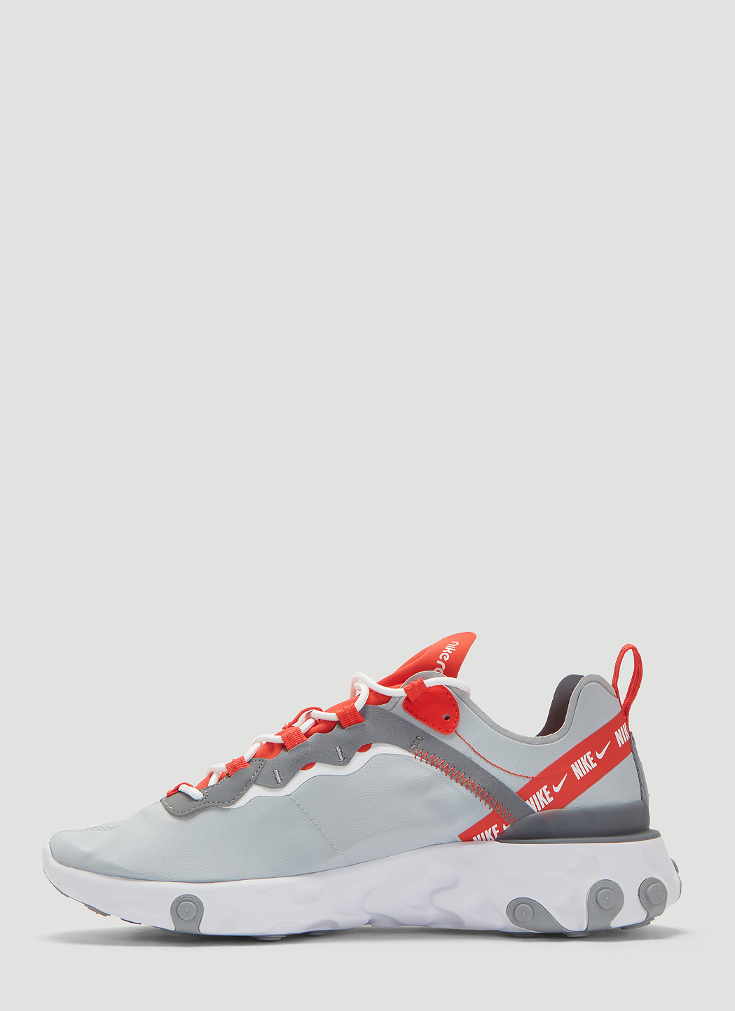 mens grey nike react element 55