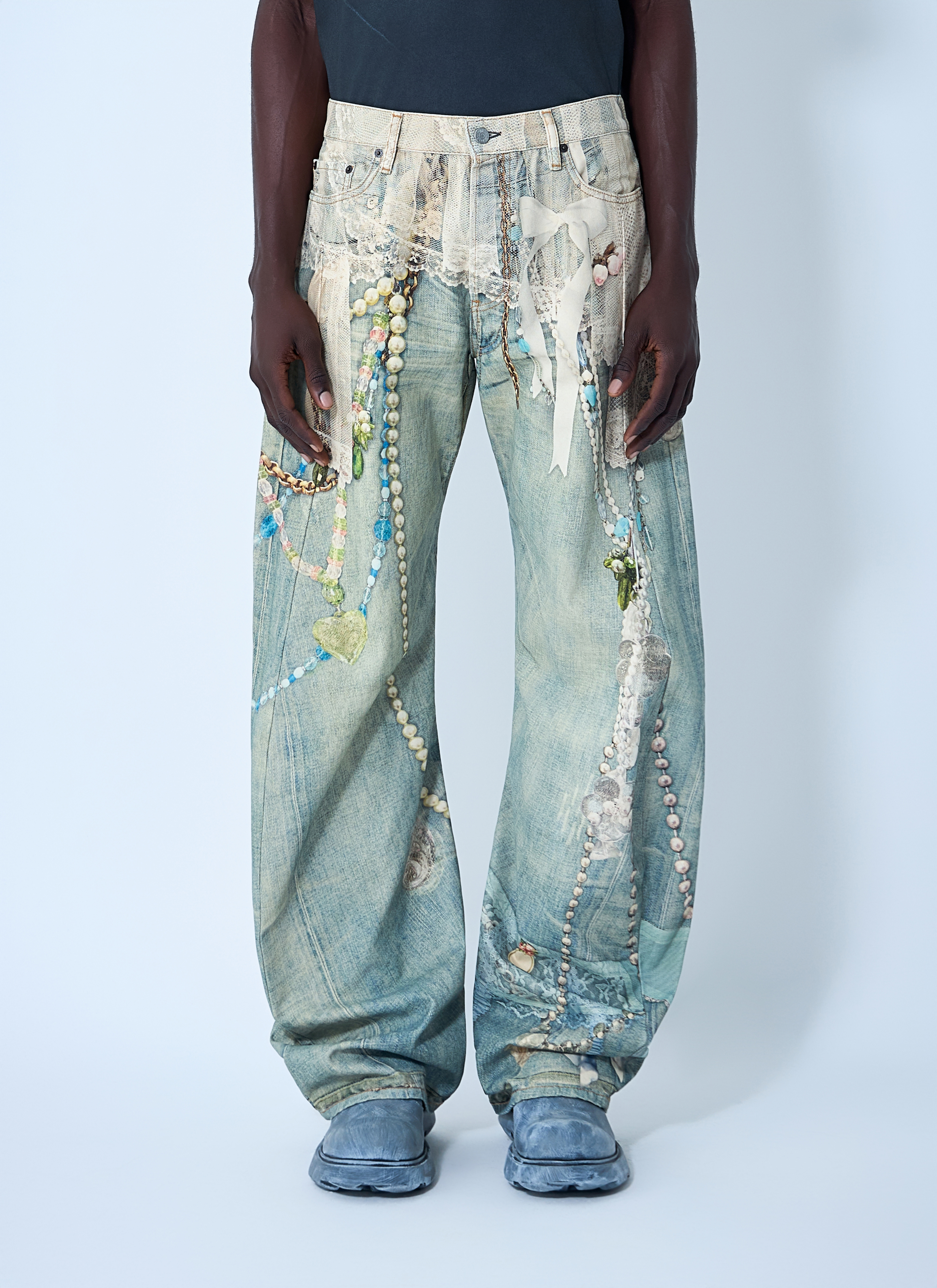 パンツ Acne Studios Acne Studios Men's' 2006 Jeans in White | LN-CC®