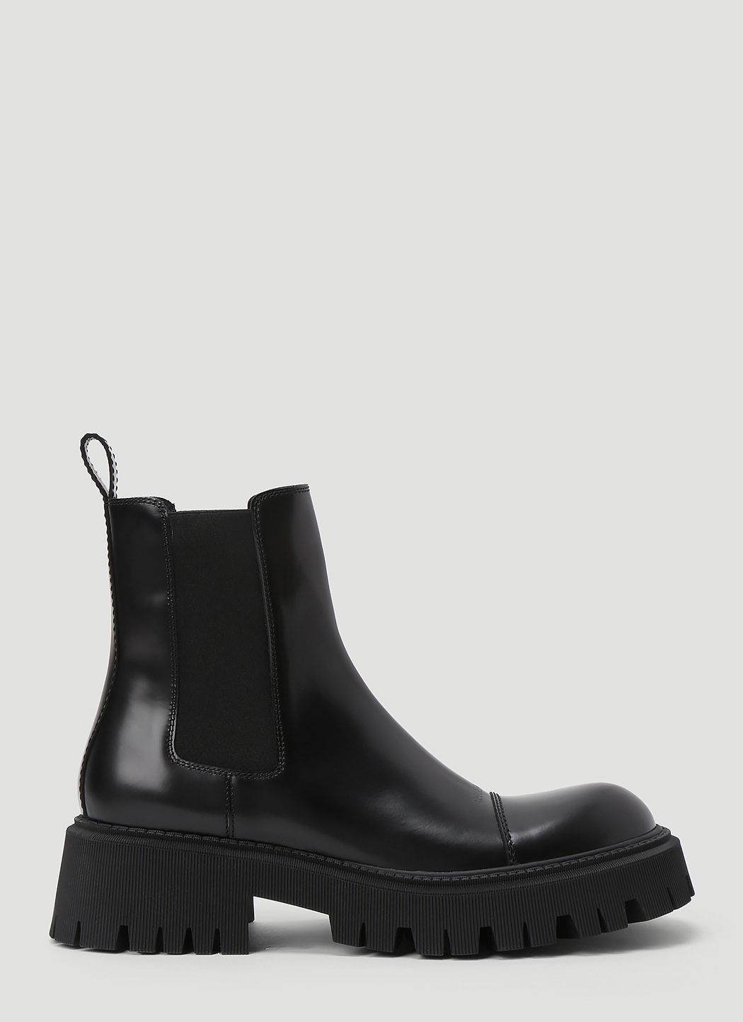 Balenciaga Men's Tractor Boots in Black | LN-CC