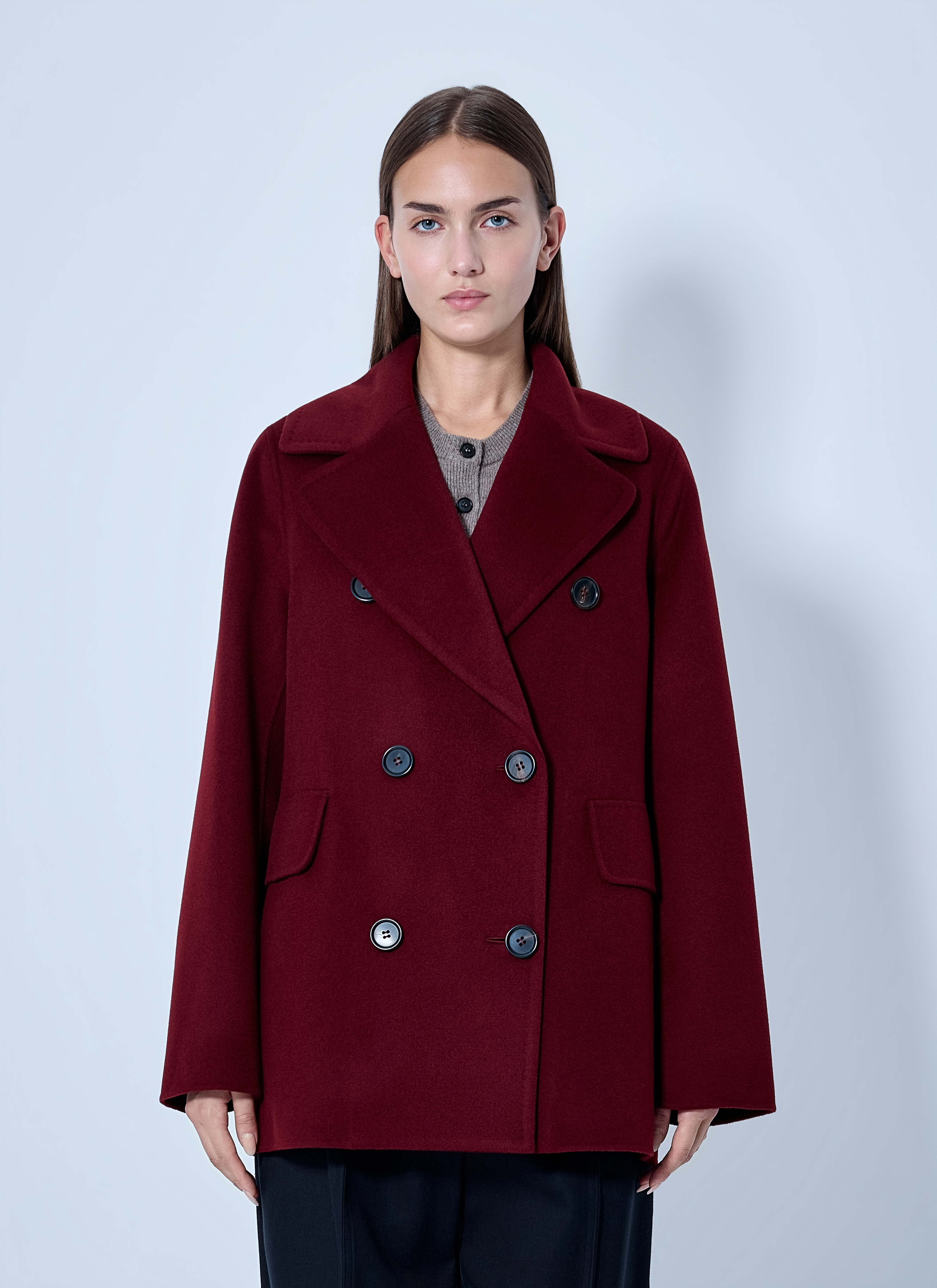 Max Mara Max Mara Double-Breasted Wool Coat