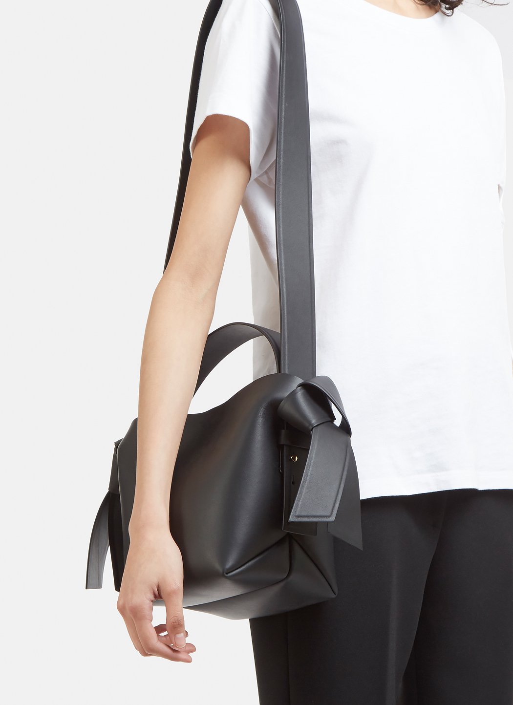 Acne Studios Women's Musubi Mini Shoulder Bag in Black LNCC