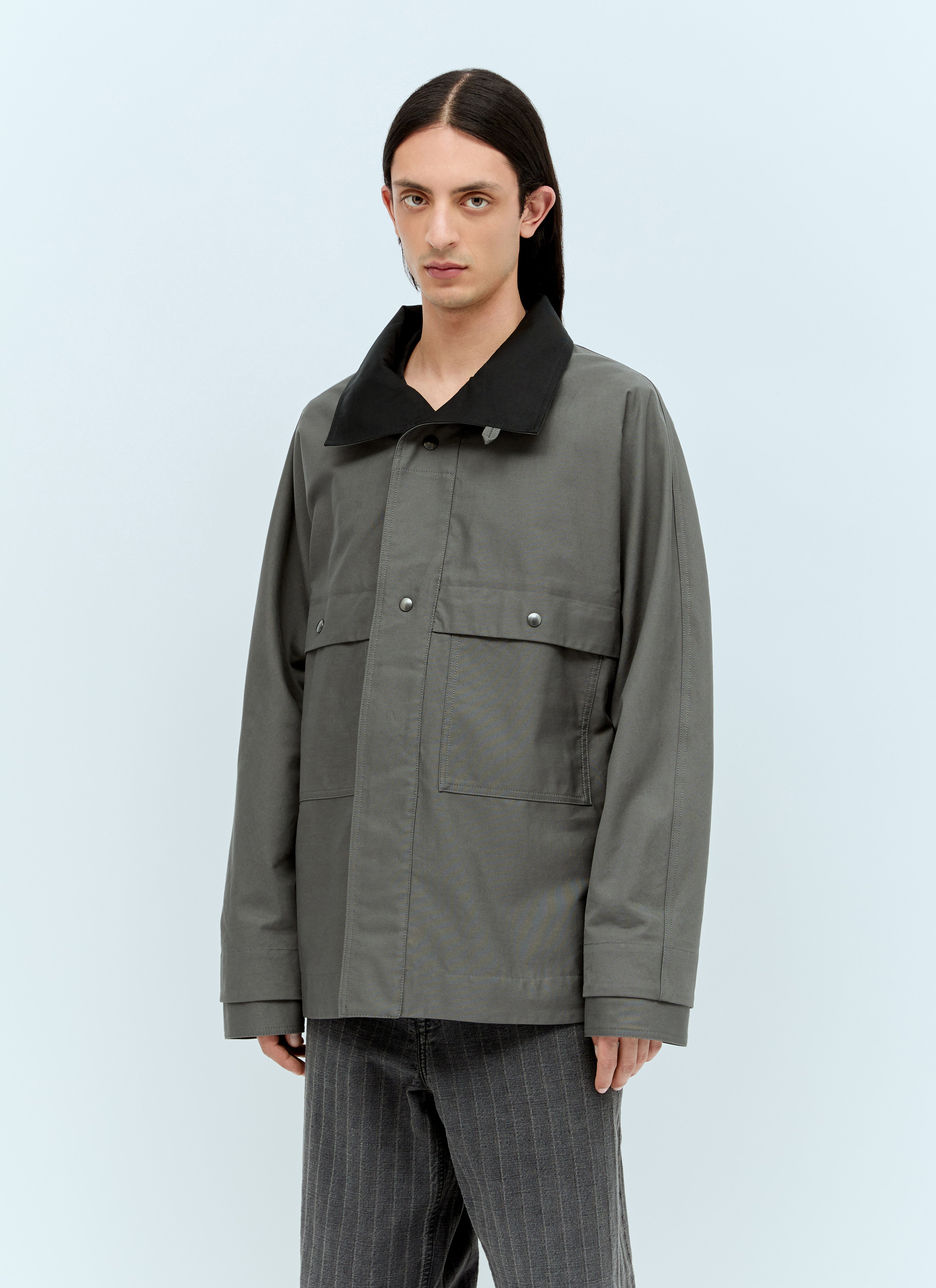 MHL ジャケット MHL by Margaret Howell メンズ ハイカラーキャンバスジャケット